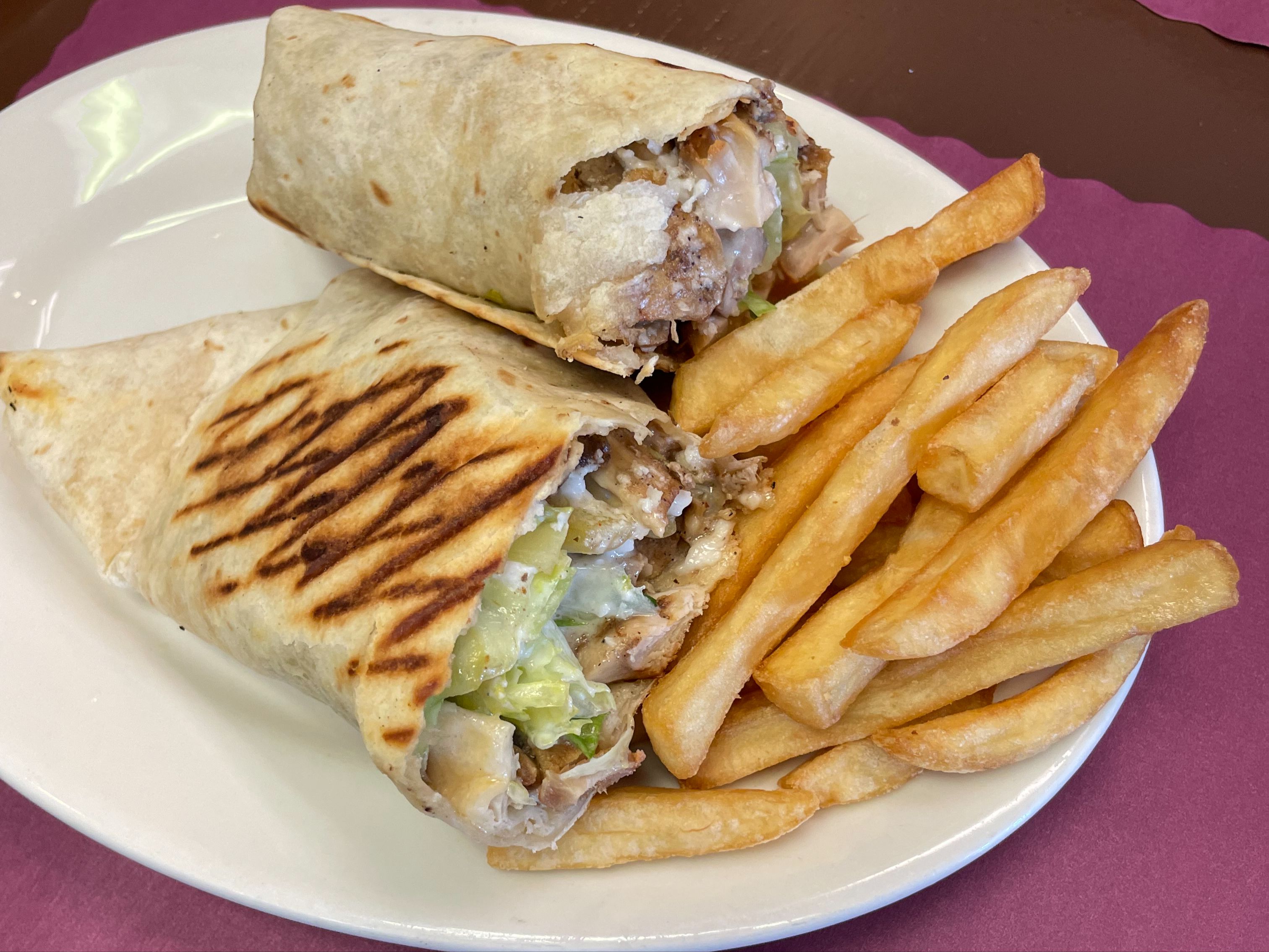 37-Chicken Sharwarma Wrap.