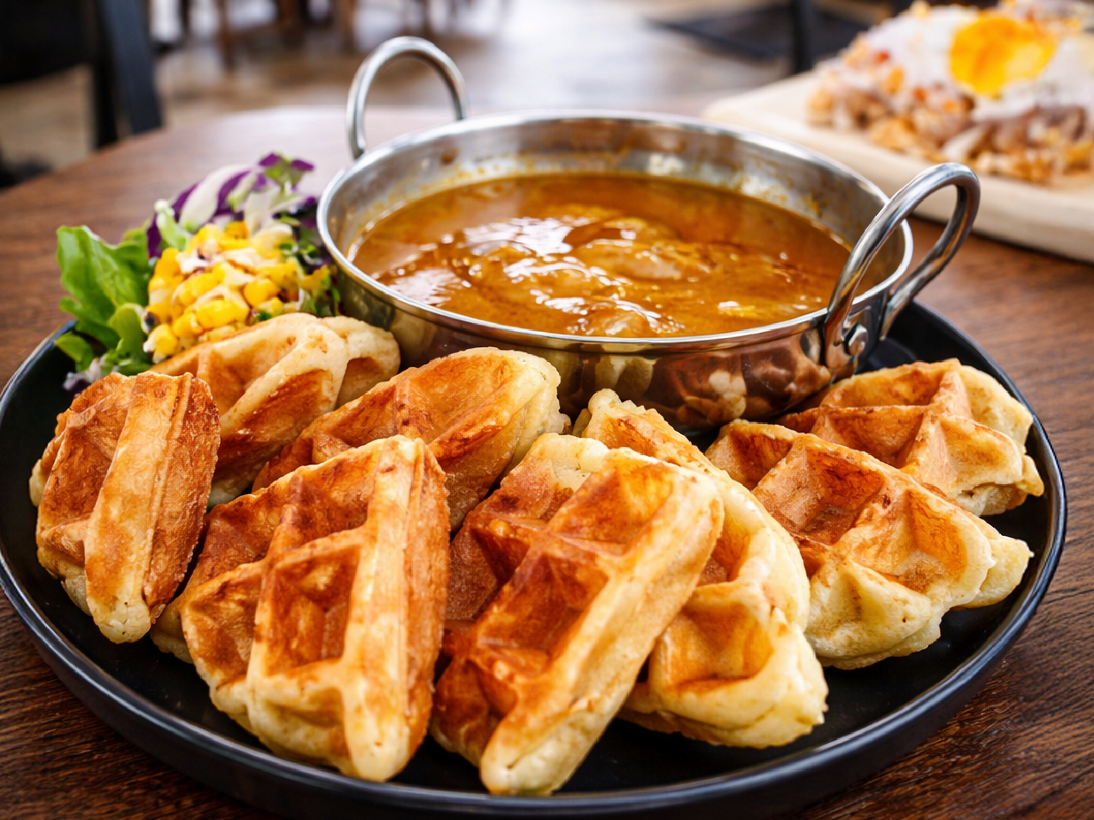Curry & Croffle Set - Chicken.