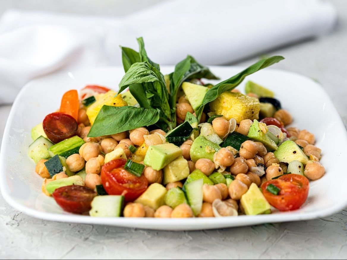 Chickpea Avocado Salad.