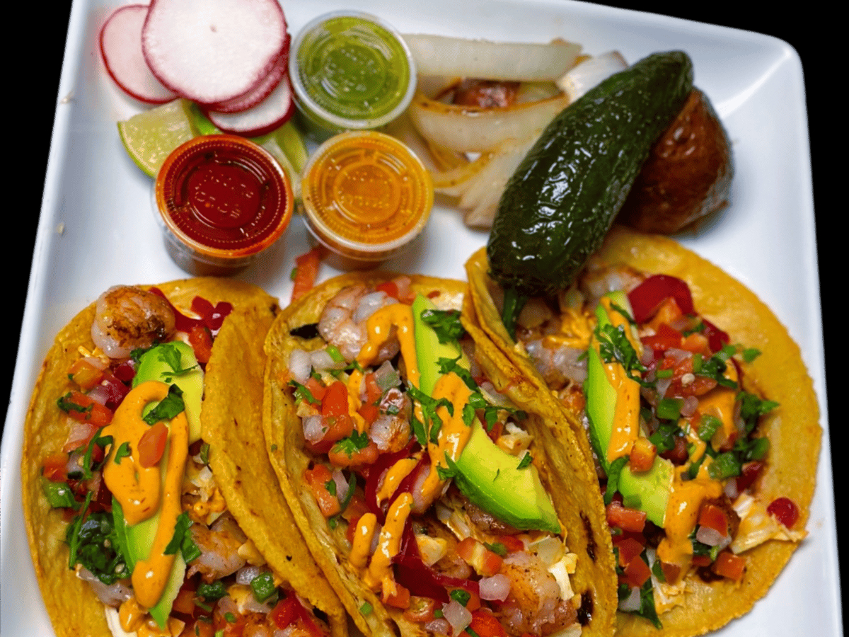 Shrimp Tacos.