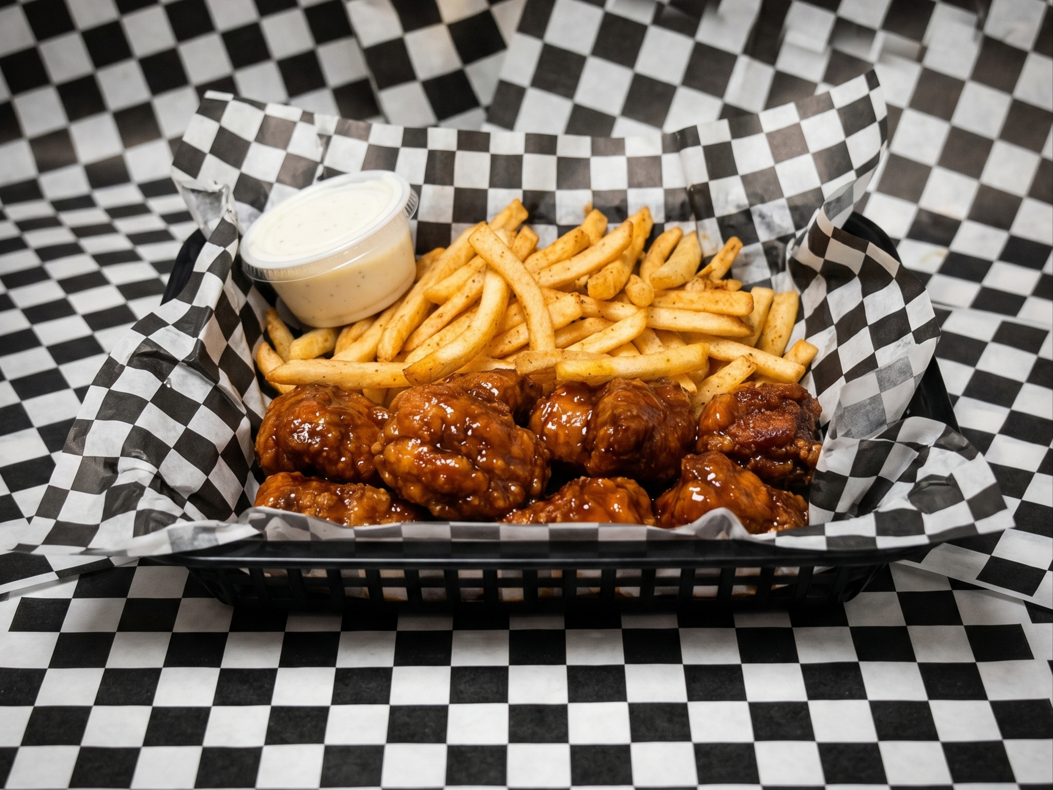 12pc. BONELESS & fries