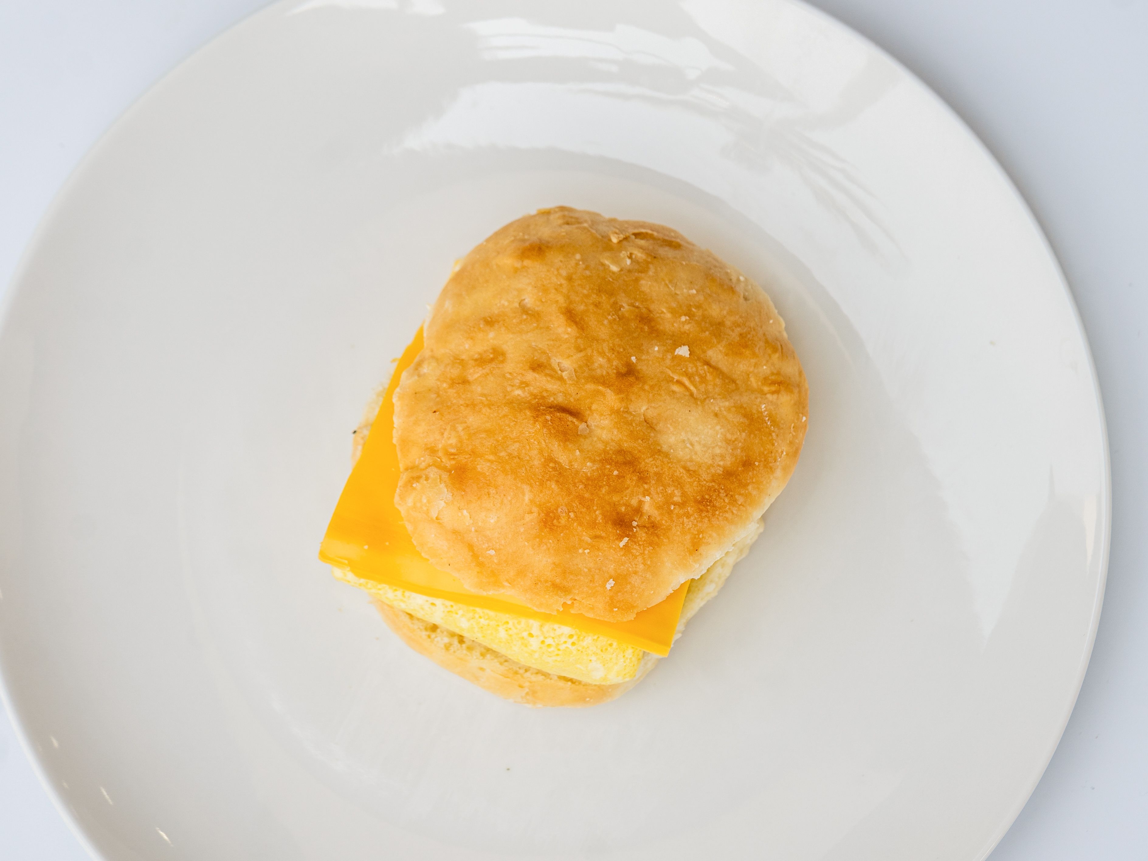 Breakfast Biscuit Sandwich (No Meat).