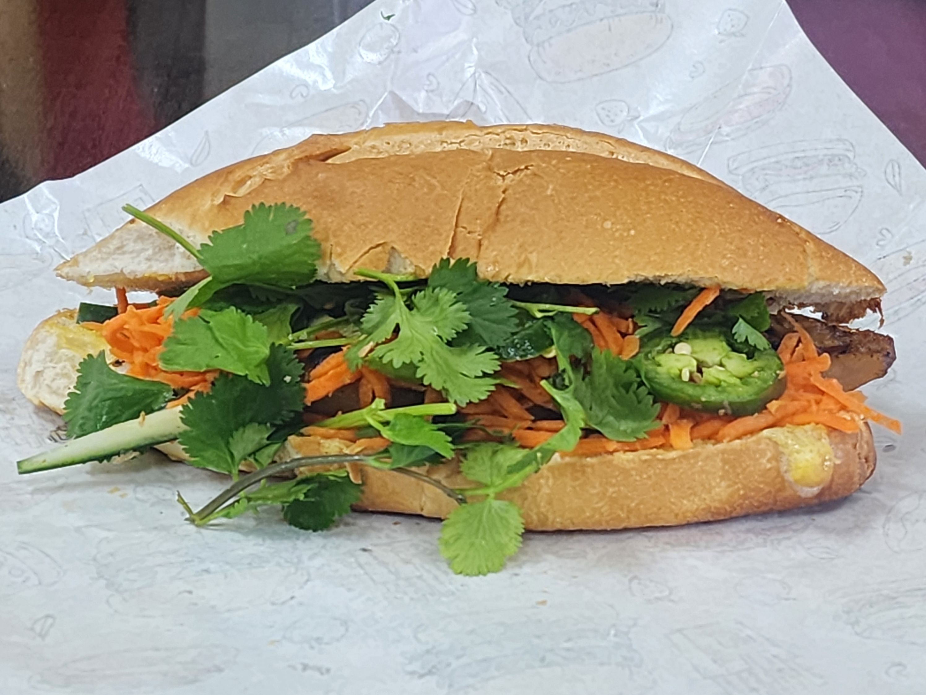 B1ck. Grilled Chicken Banh Mi