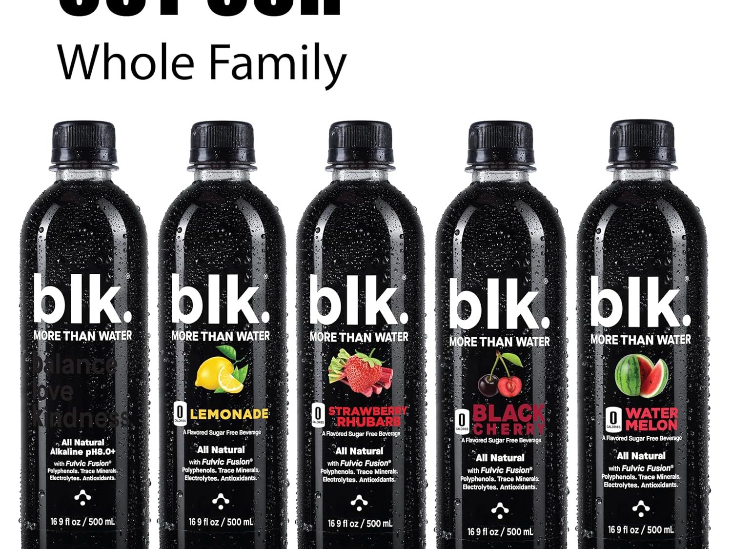 BLK Sparkling Water.