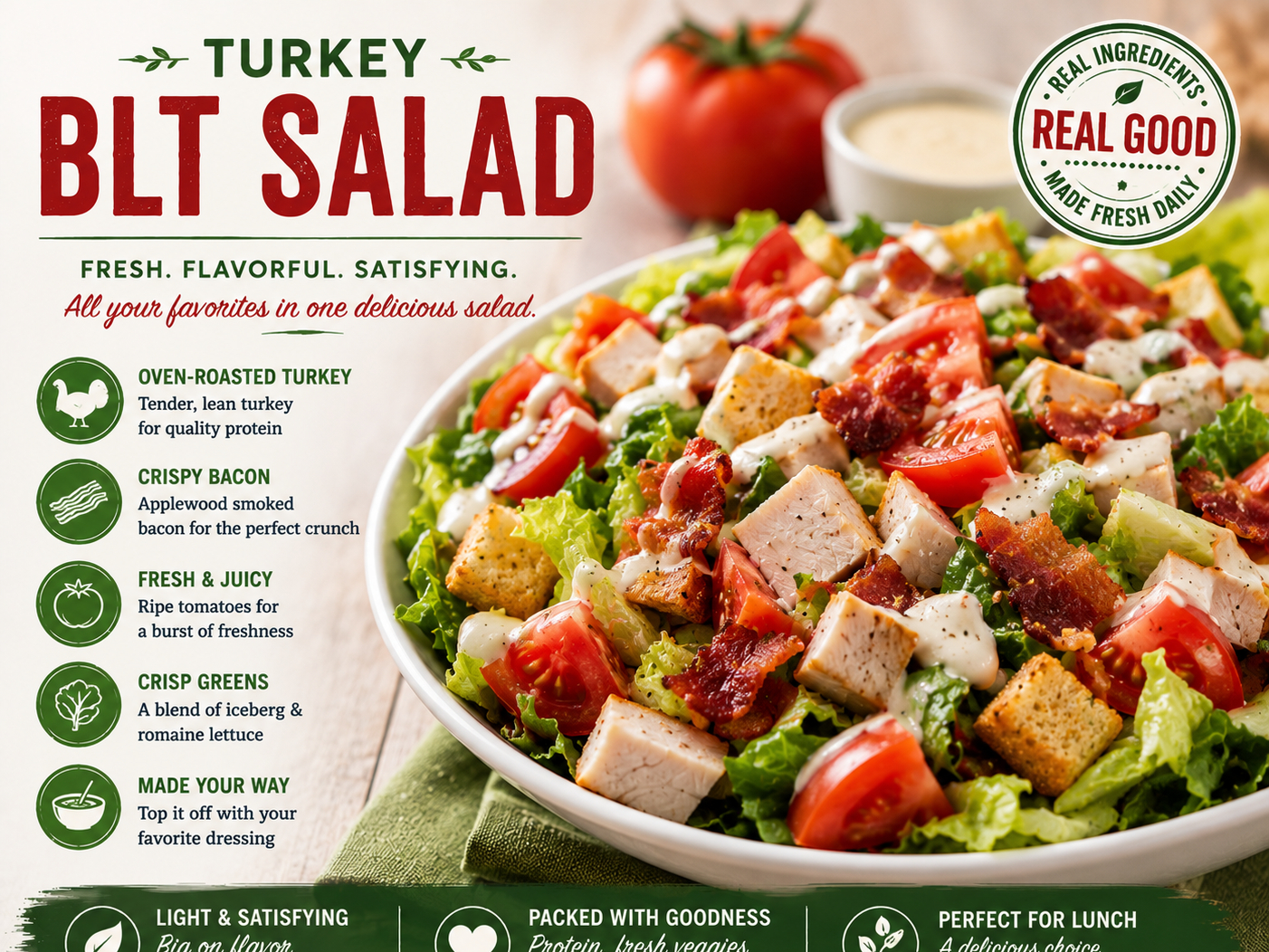 Turkey BLT Salad.