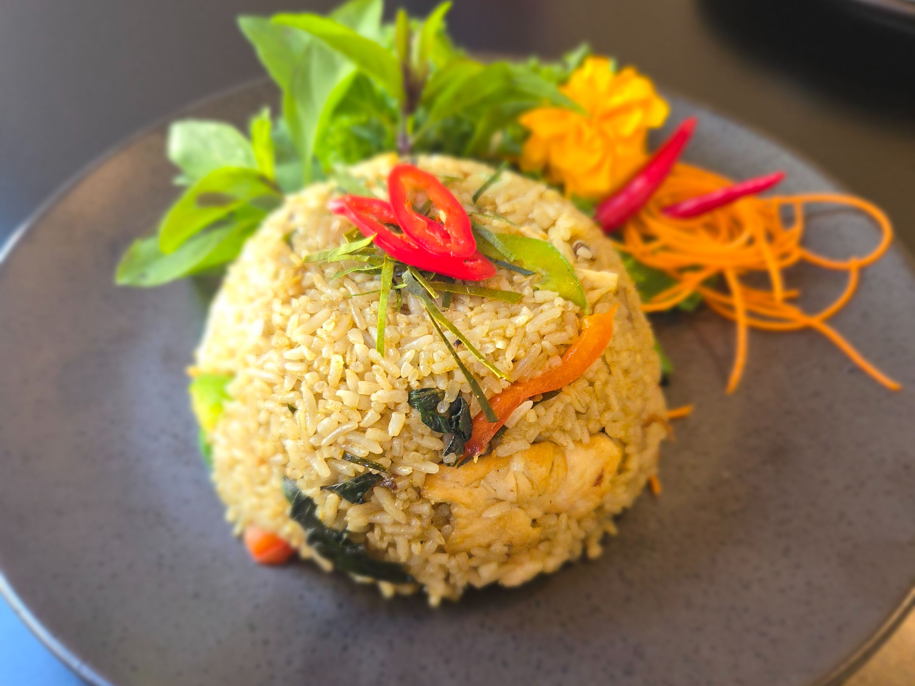 Green Curry Fried Rice.