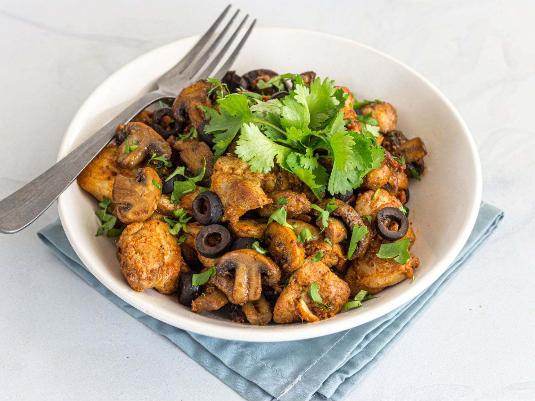 Mushroom Masala (Andhra Style).