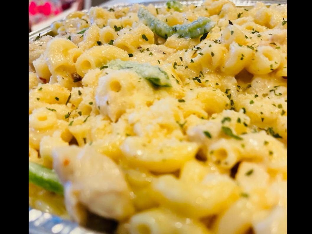 Alfredo Tandoori Chicken Pasta.