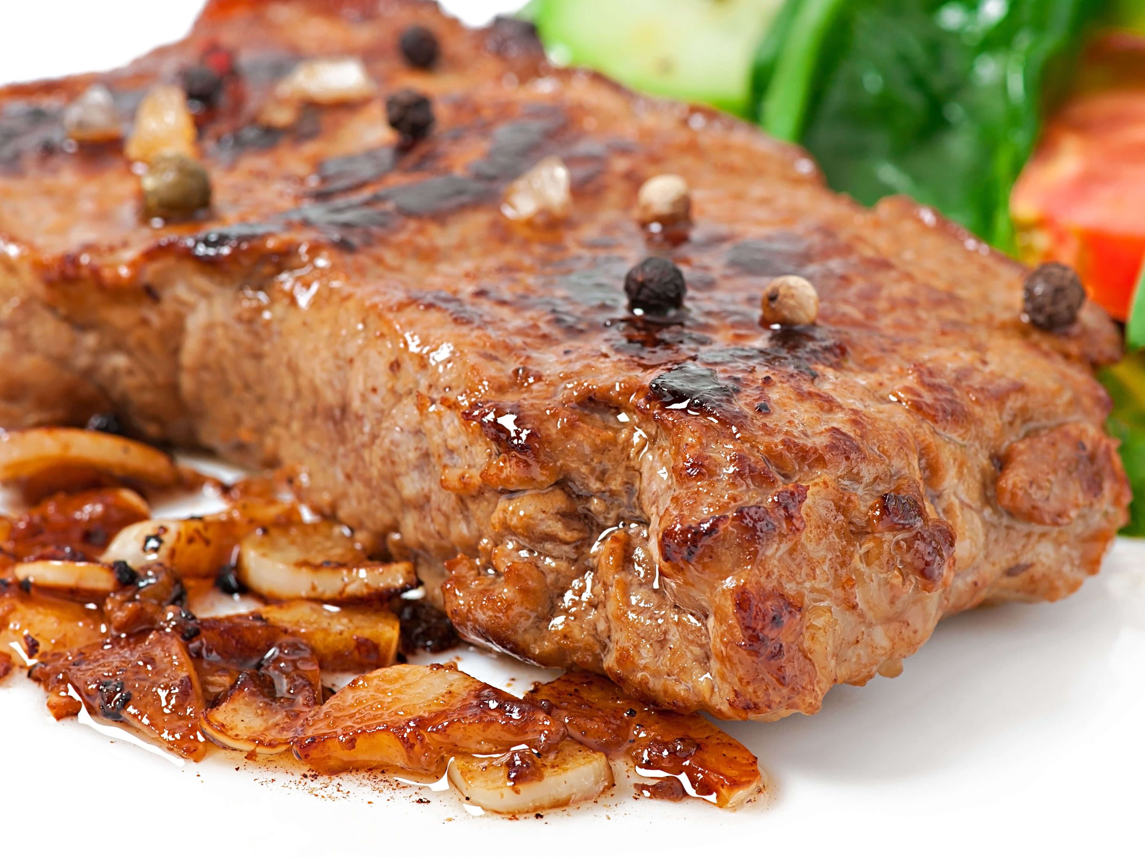 Grilled Garlic Butter Ribeye.