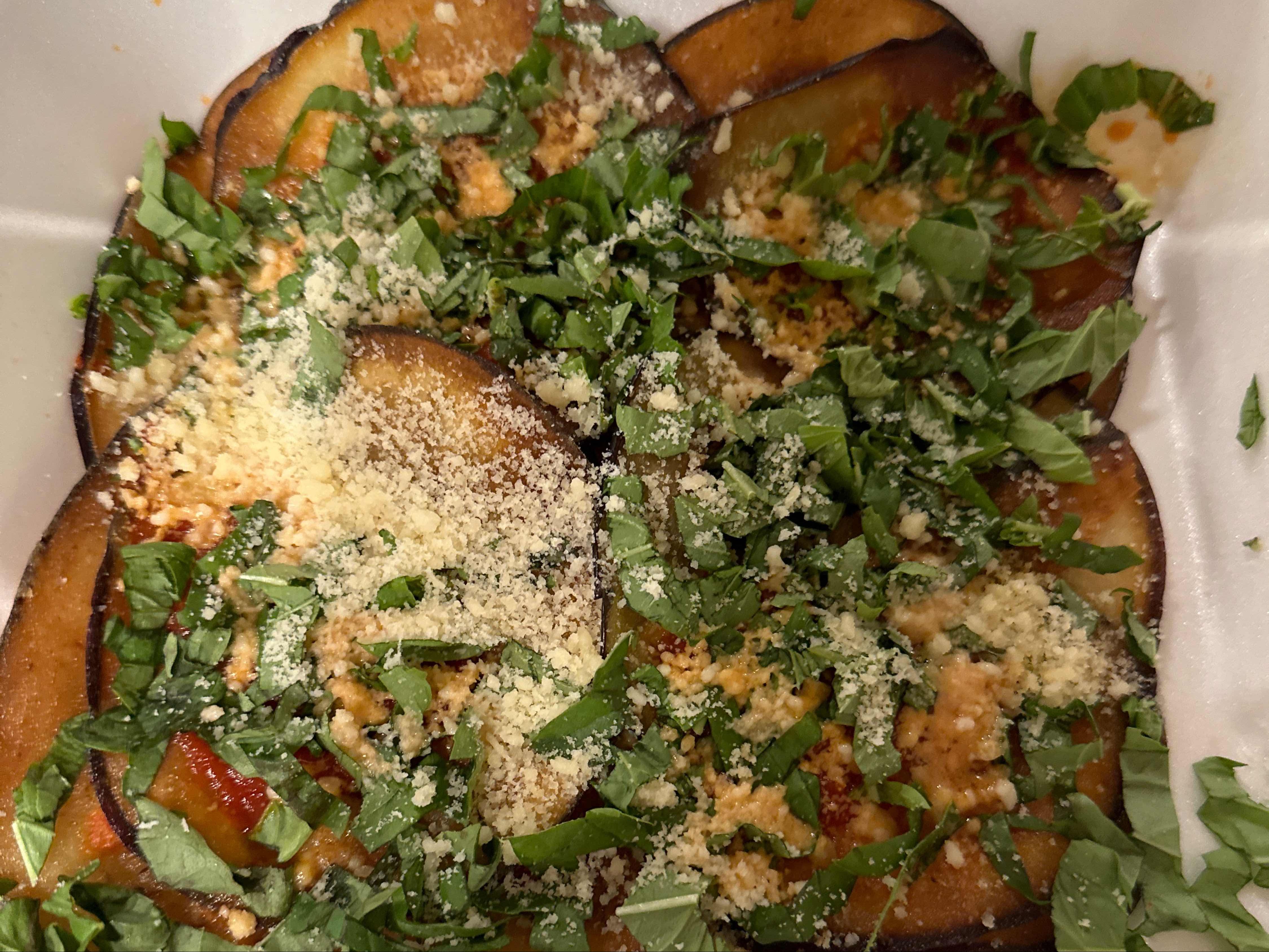 Tony's Eggplant Siciliana.