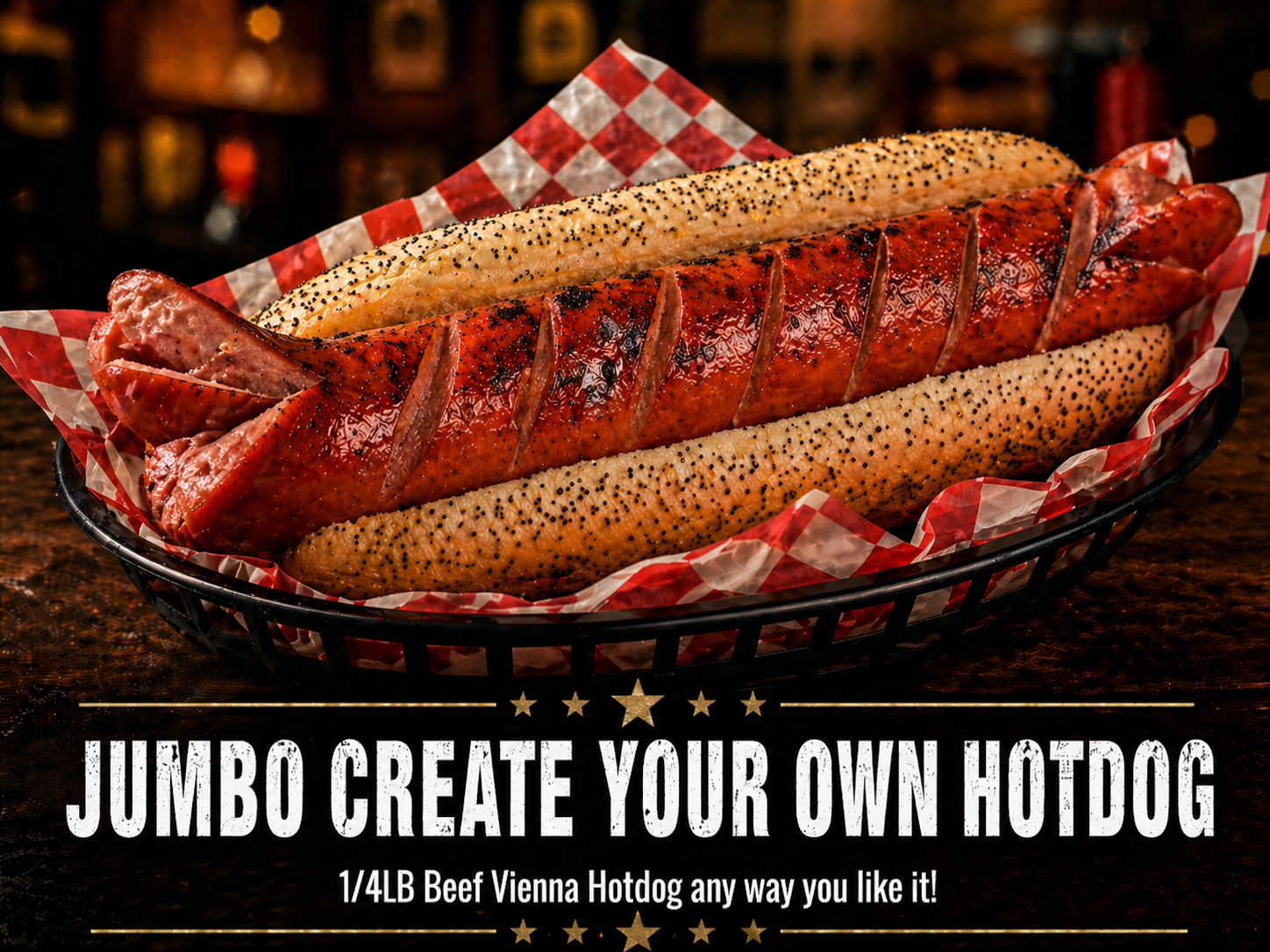 JUMBO Create Your Own Hotdog