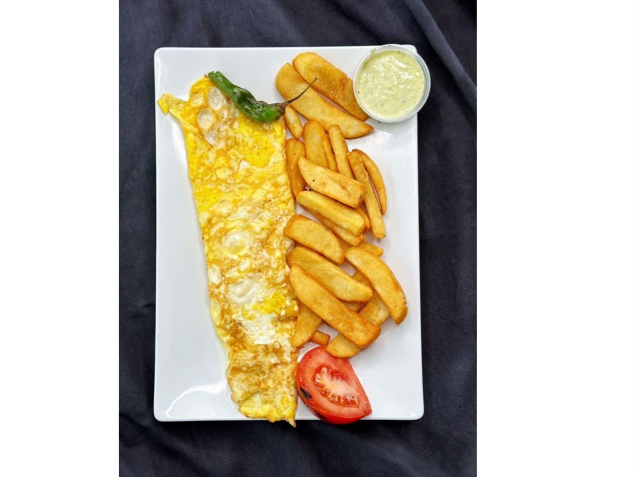 American  Cheese Omelet.