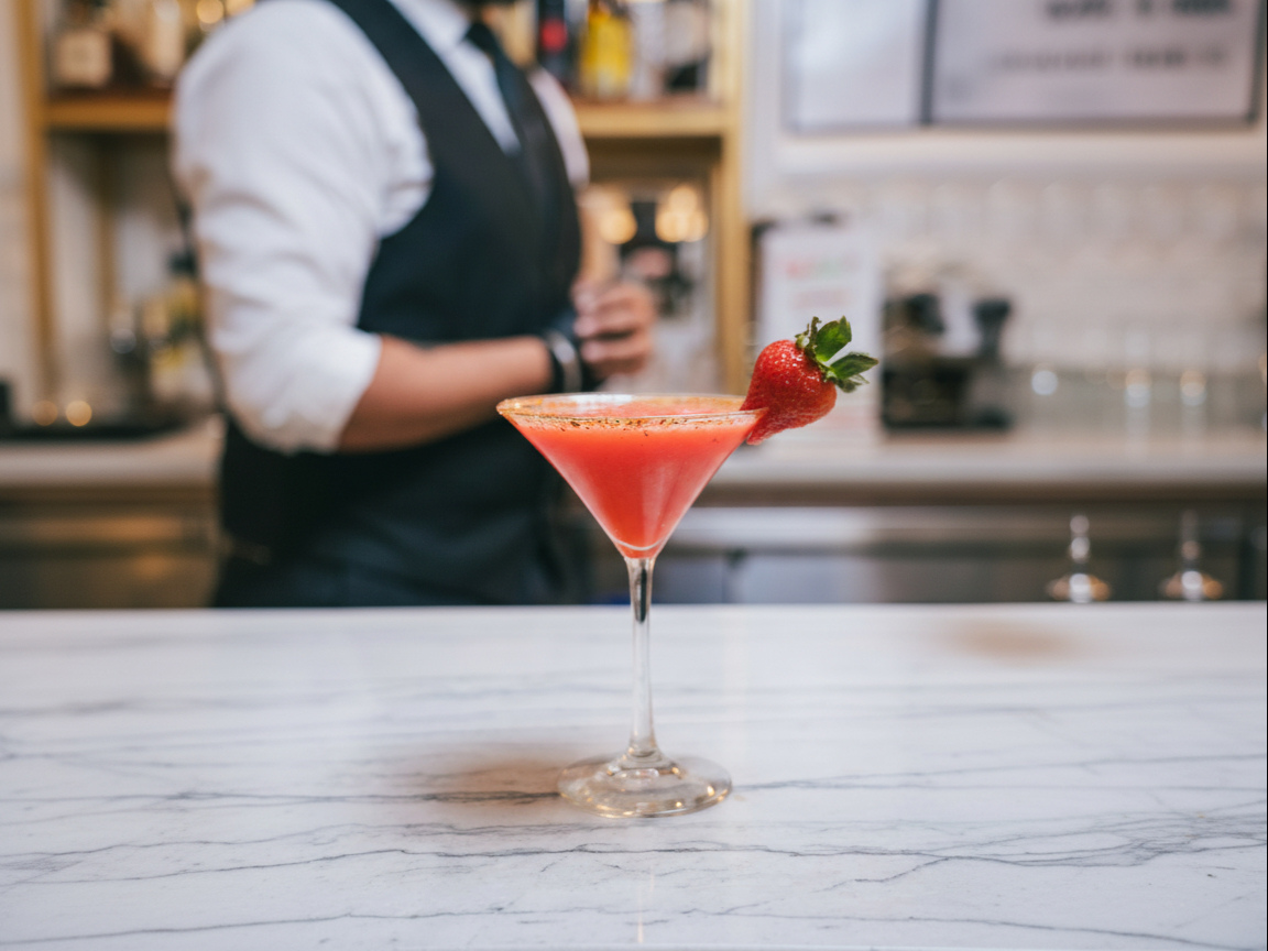 Virgin Strawberry Daiquiri.