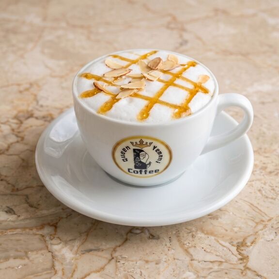 Hot Honey Almond Macchiato