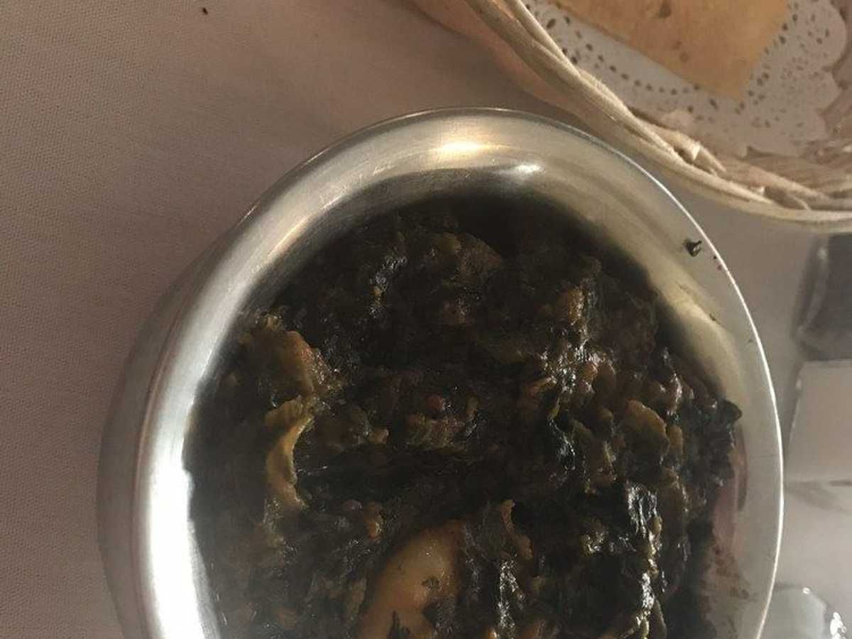 Shrimp Saag.
