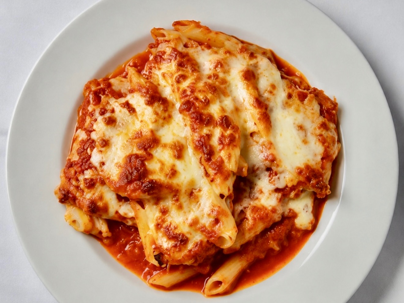 Eggplant Roll Dinner W/Penne.
