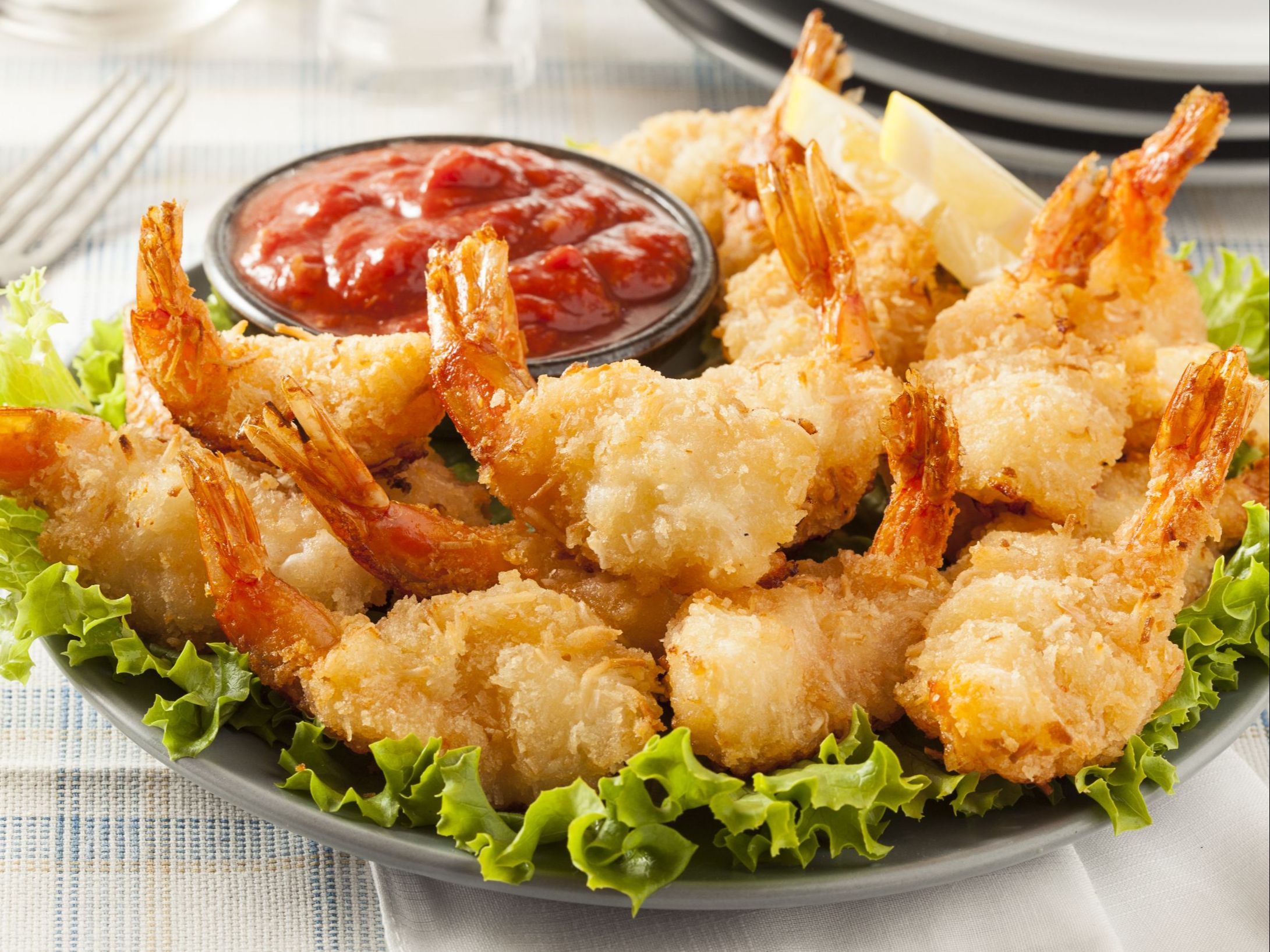 #10 Fried Shrimp Platter