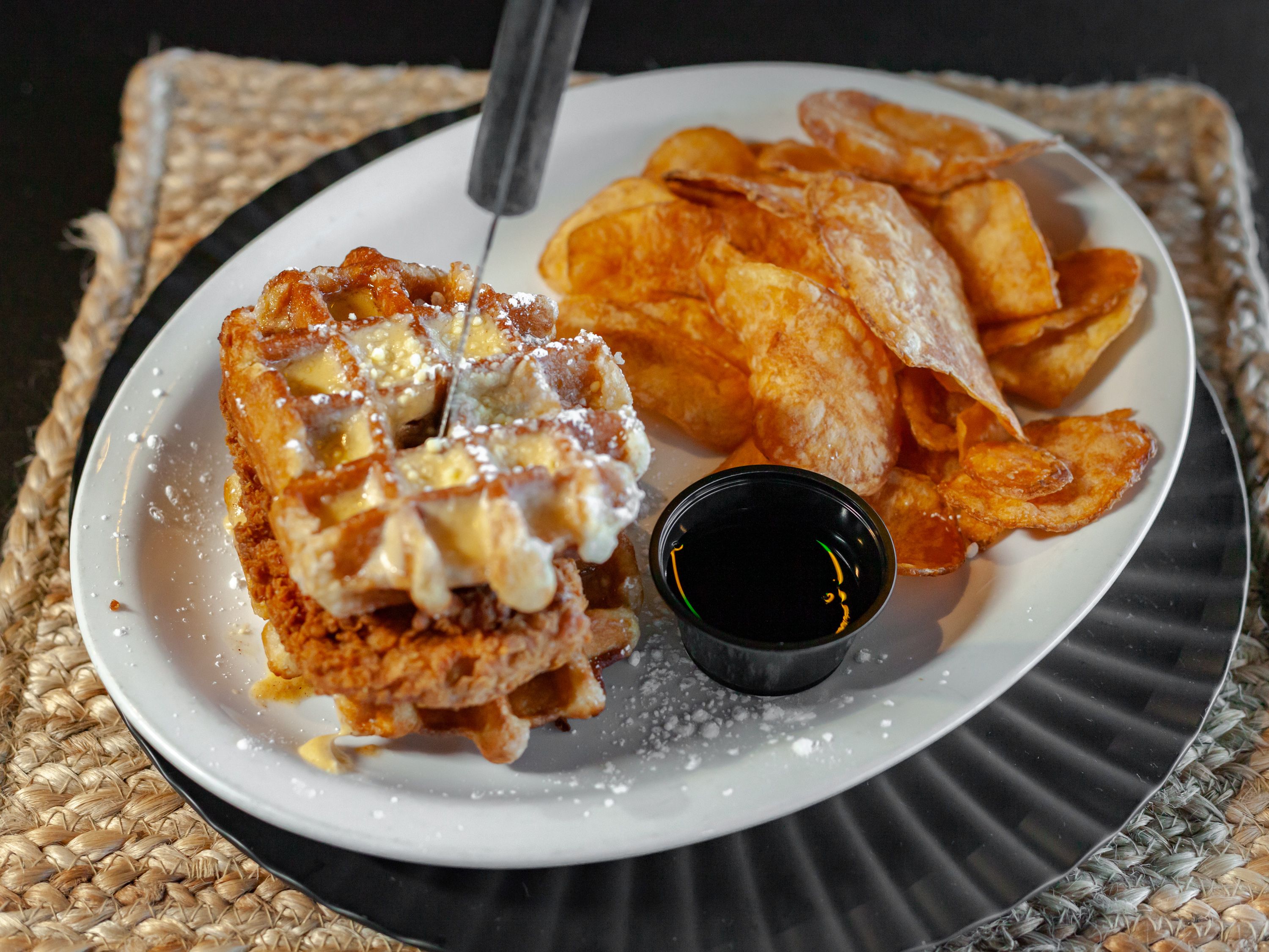 Chicken & Waffles.