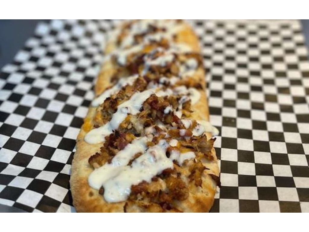 Chicken Bacon Ranch Flatbread.