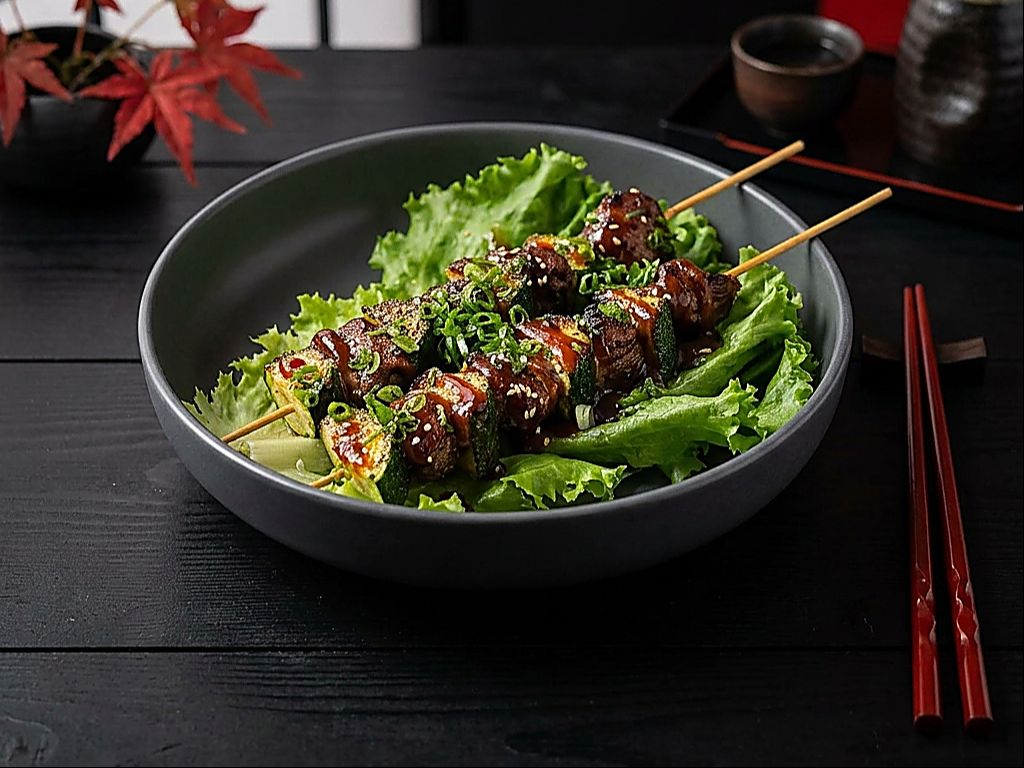 Beef on a Stick Kabob.