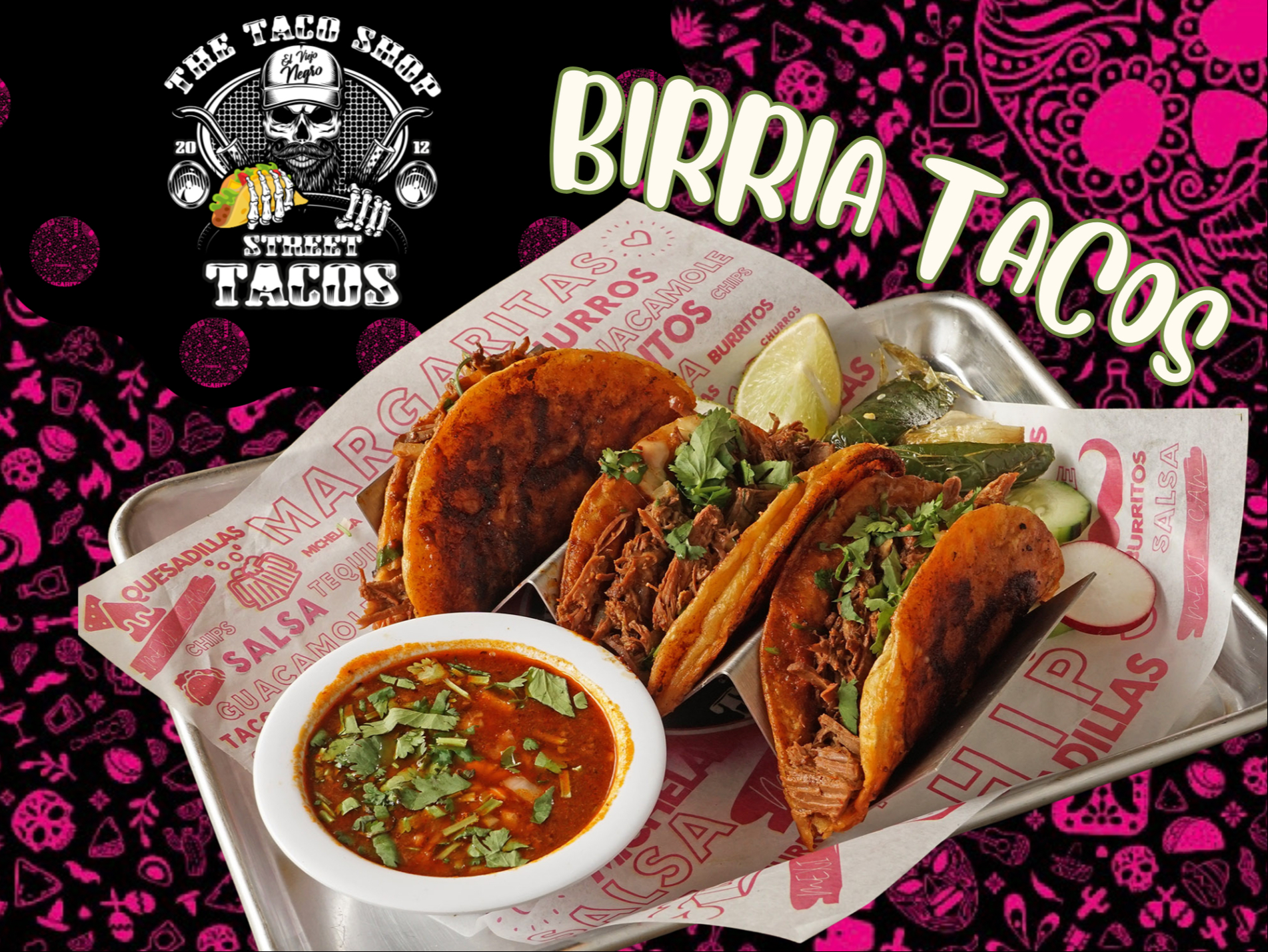 Birria Tacos & Consome (3)