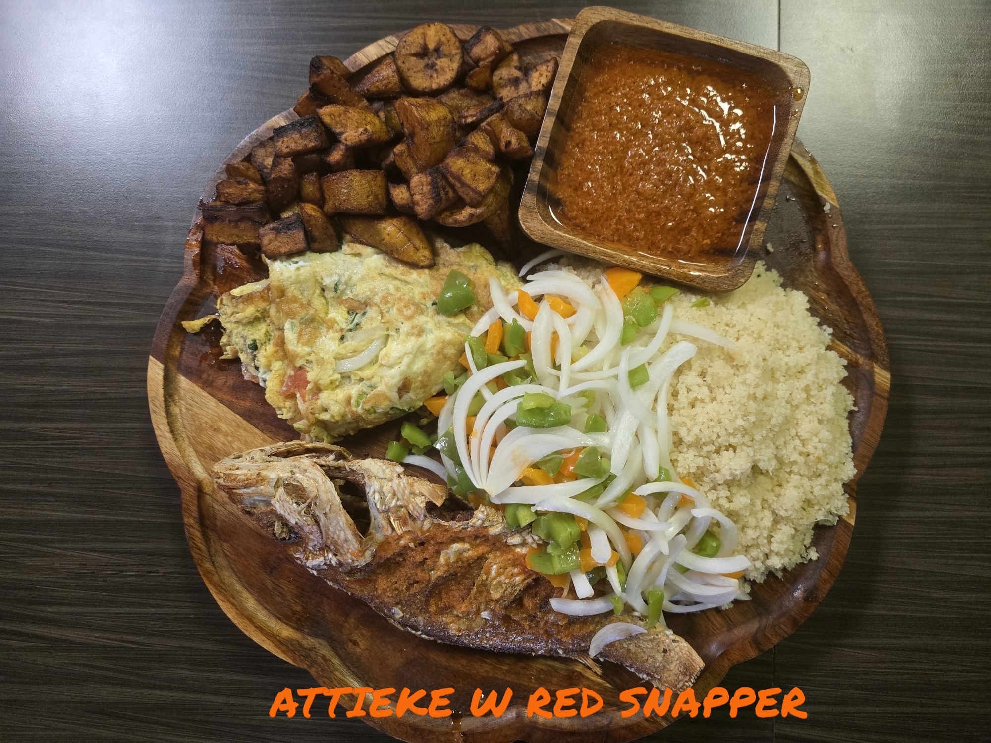 Atieke W Red Pepper Snapper