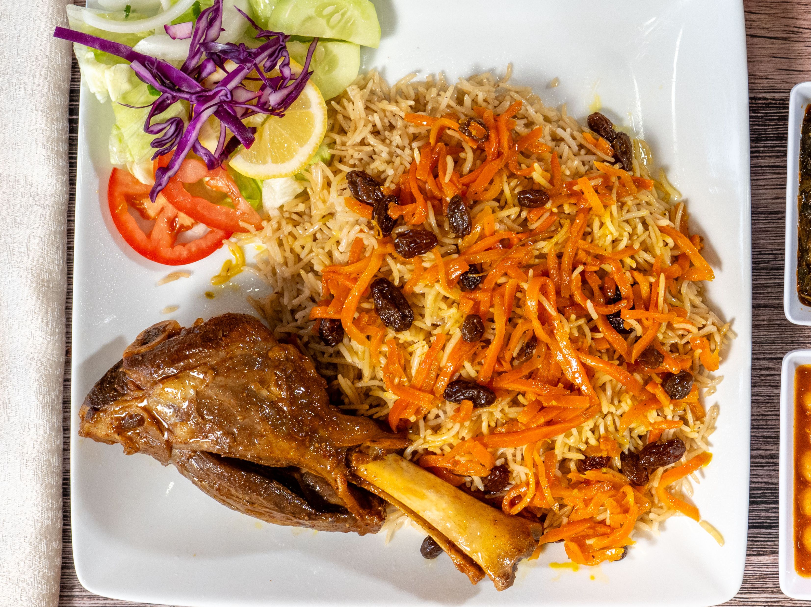 Qabeli Platter (Lamb Shang).