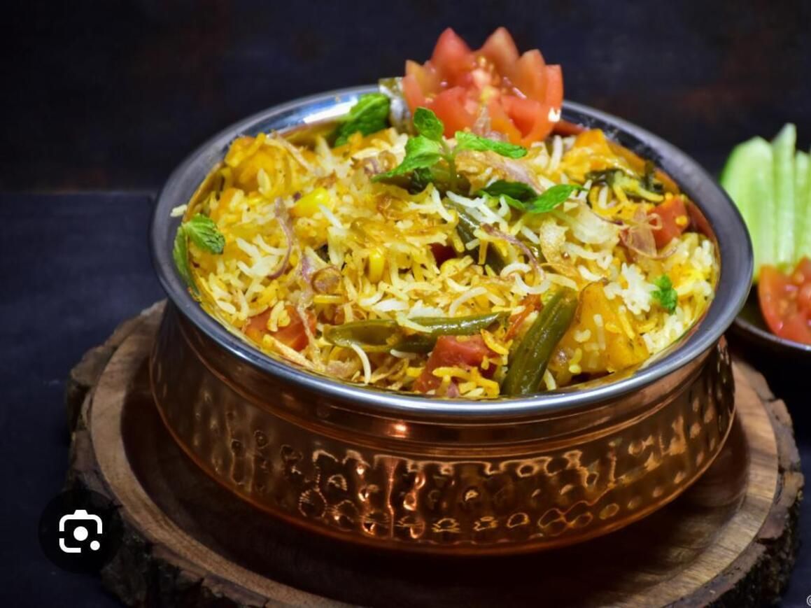 Veg Dum Biryani.