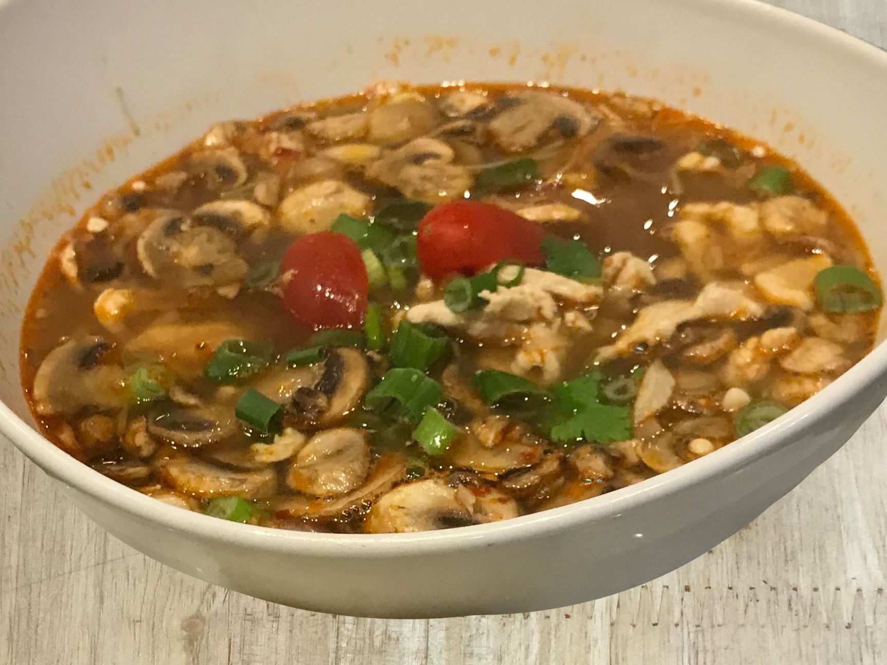 Tom Yum Noodle Soup.