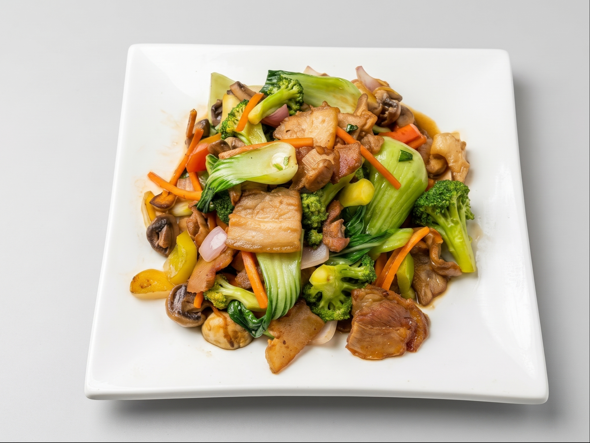 Mixed Vegetables with Pork.