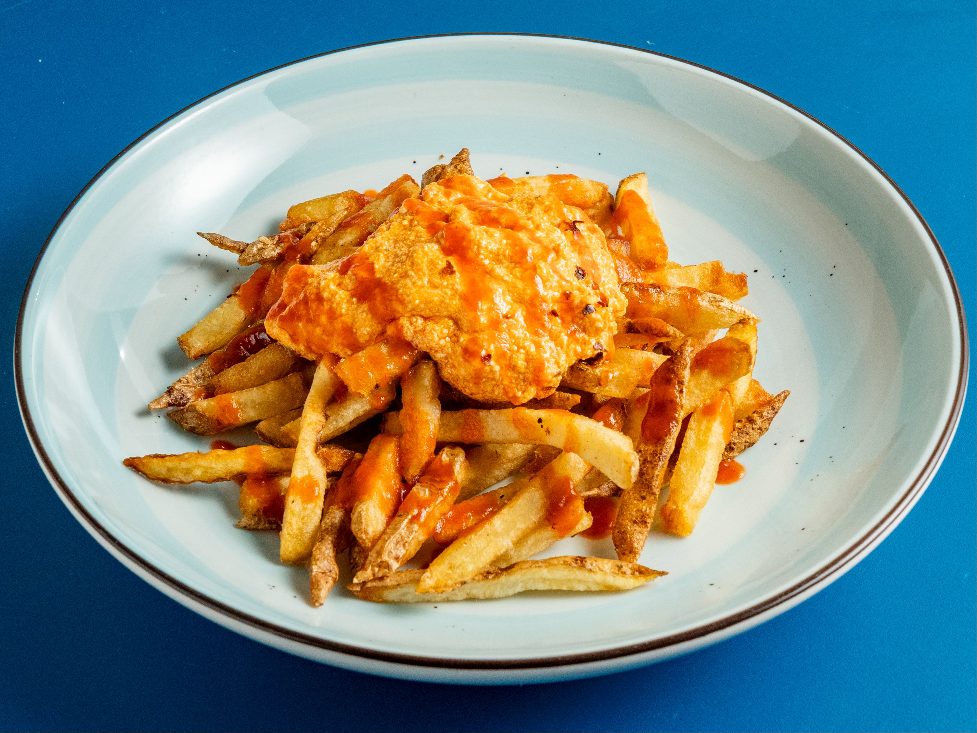 Spicy Greek Fries.