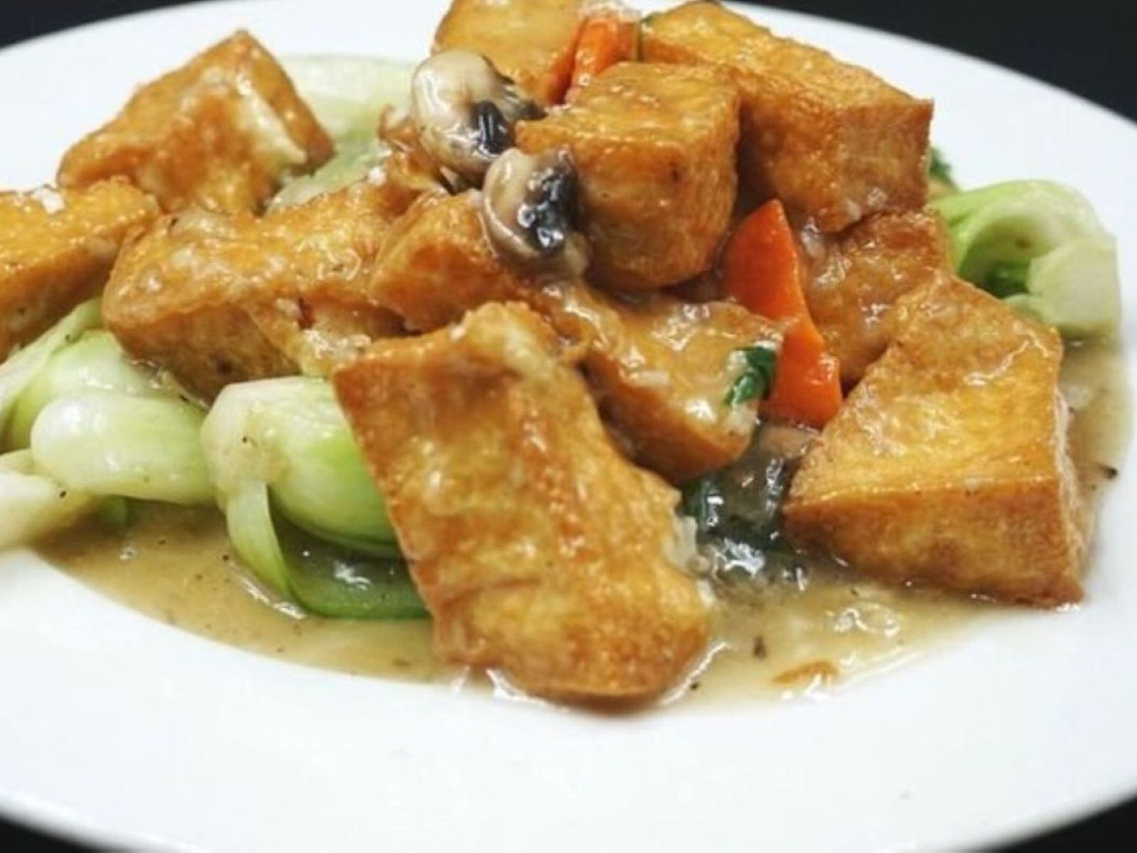 Tofu With Bok Choy.