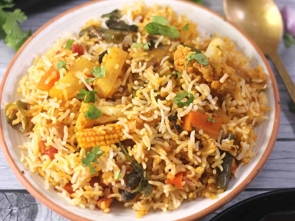 Vegetable Biryan.