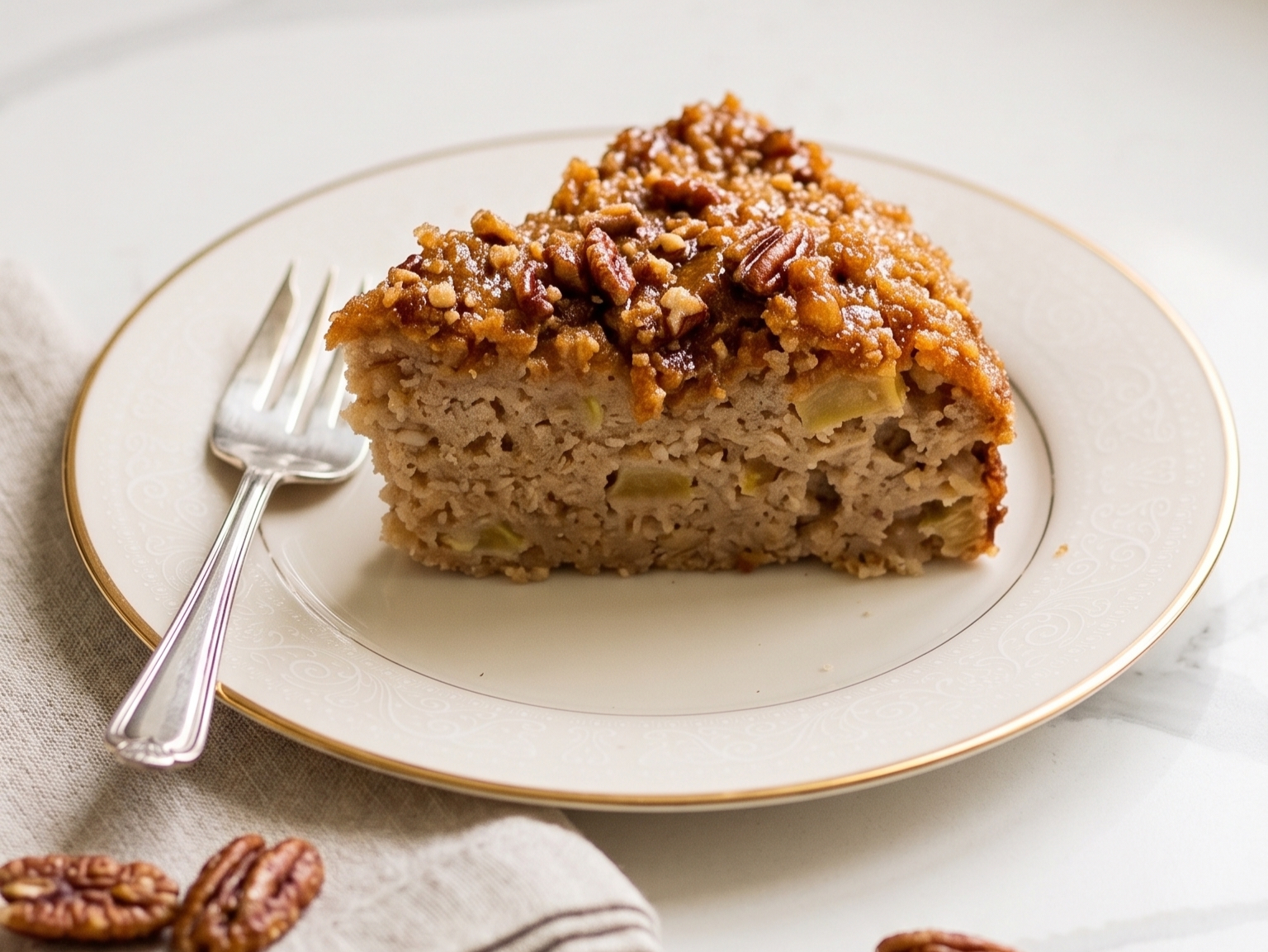 Apple cinnamon coffee cake.