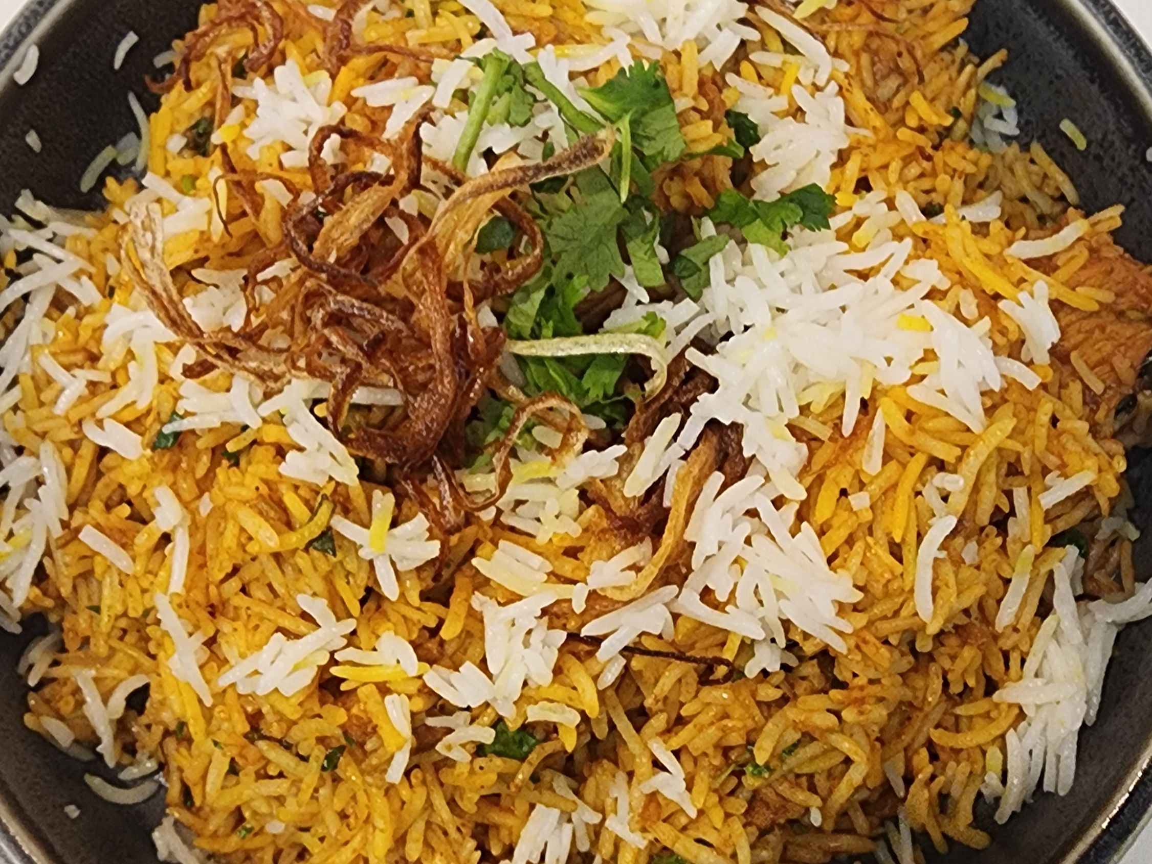 Shrimp Biryani.