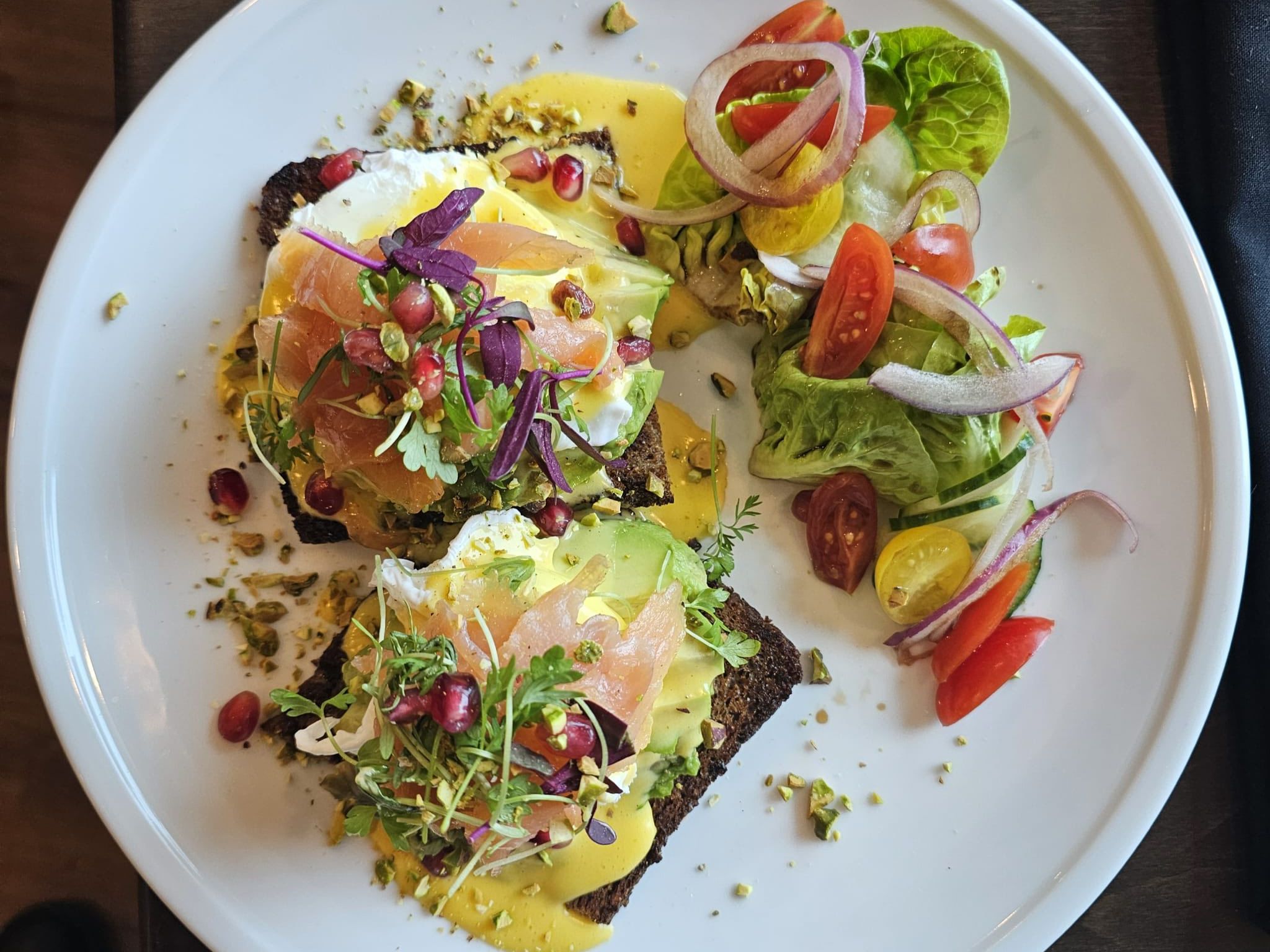 Smoked Salmon Benedict.