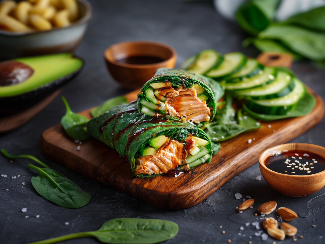 Salmon Wrap.
