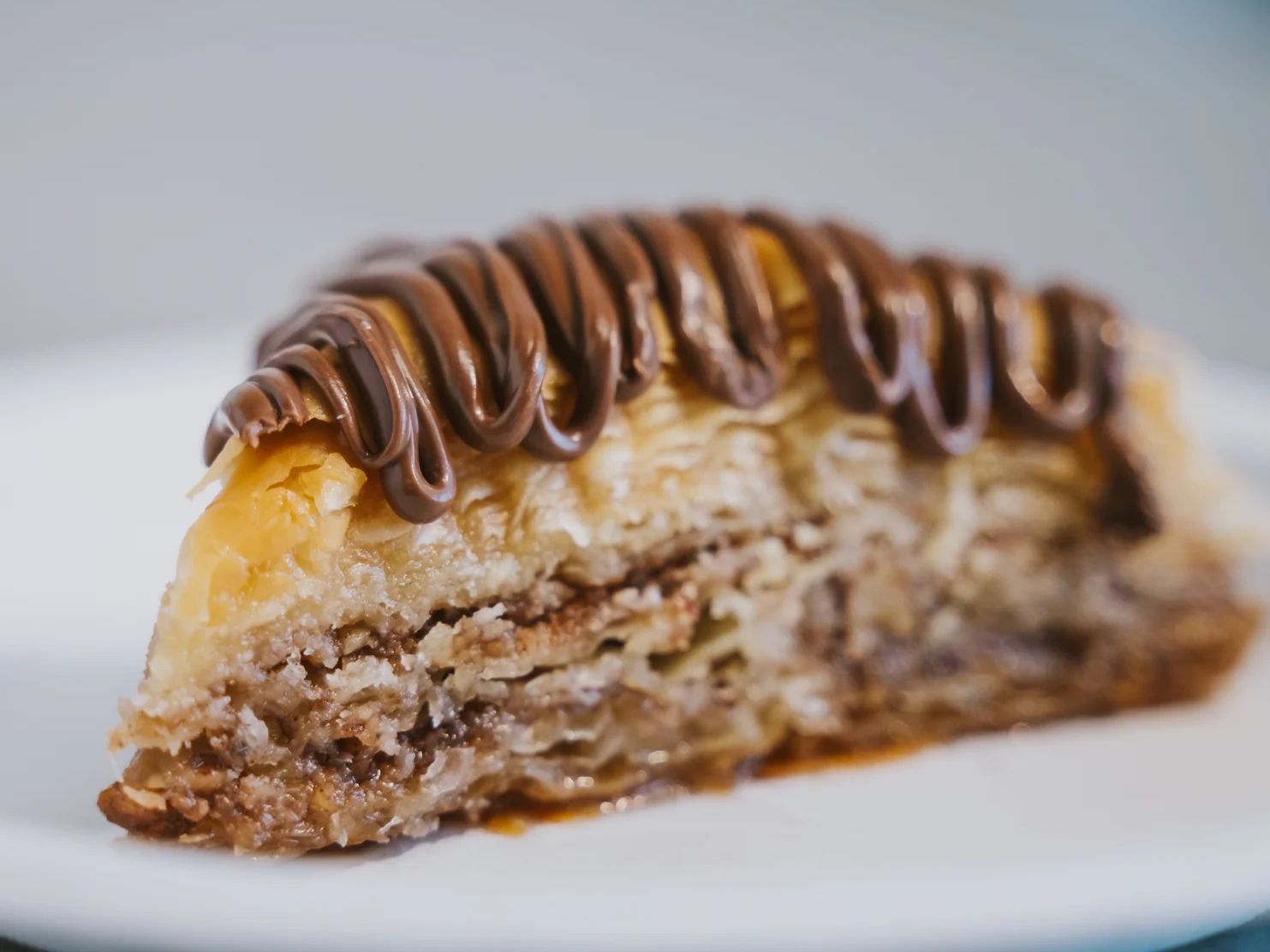 Baklava Nutella Drizzle.