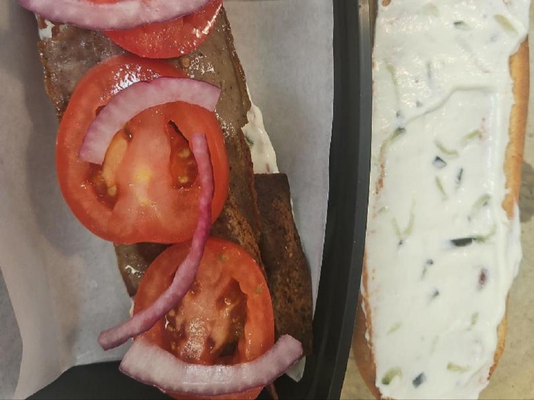 Greek Gyro Hoagie.