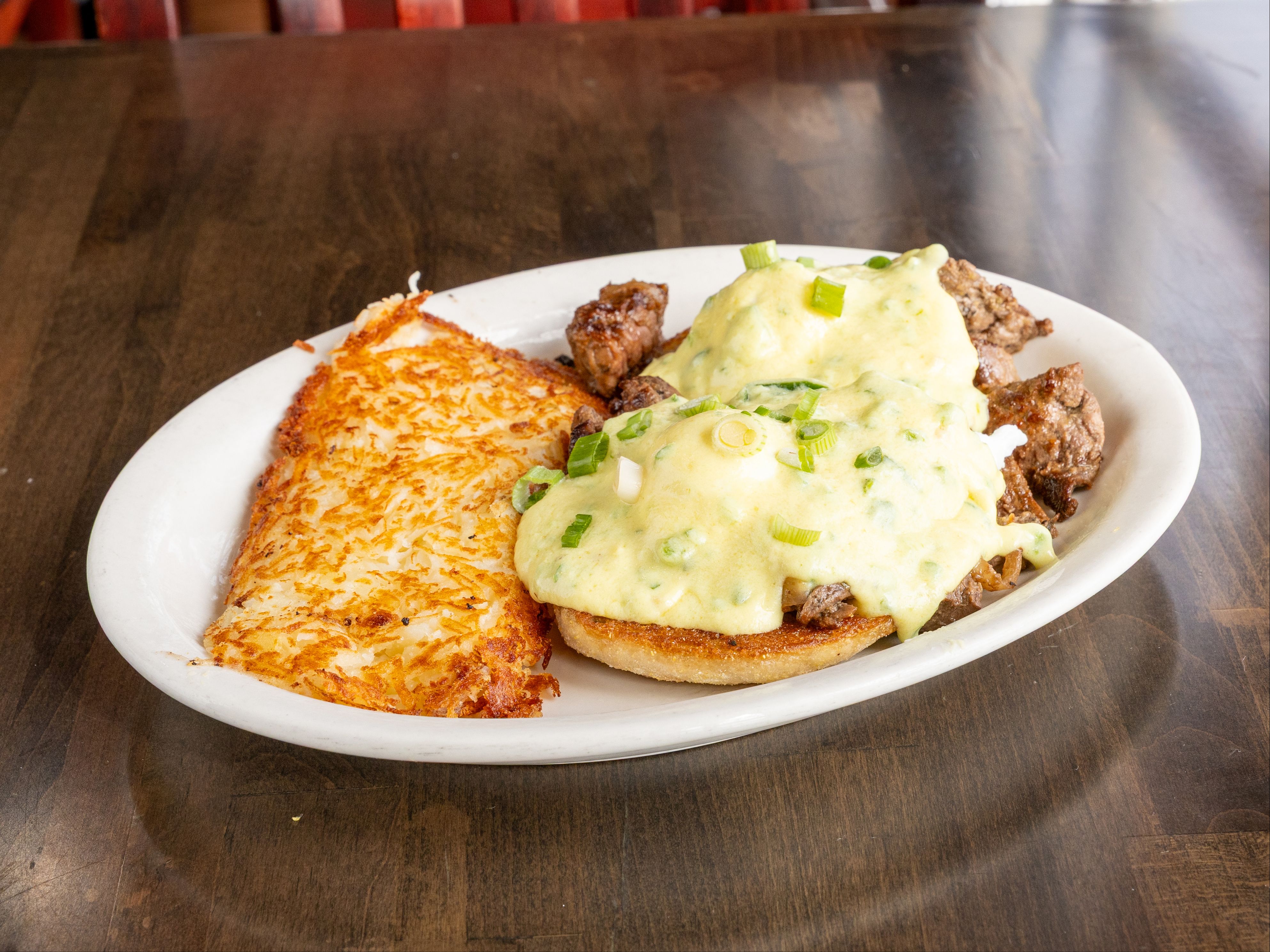 Steak Benedict.