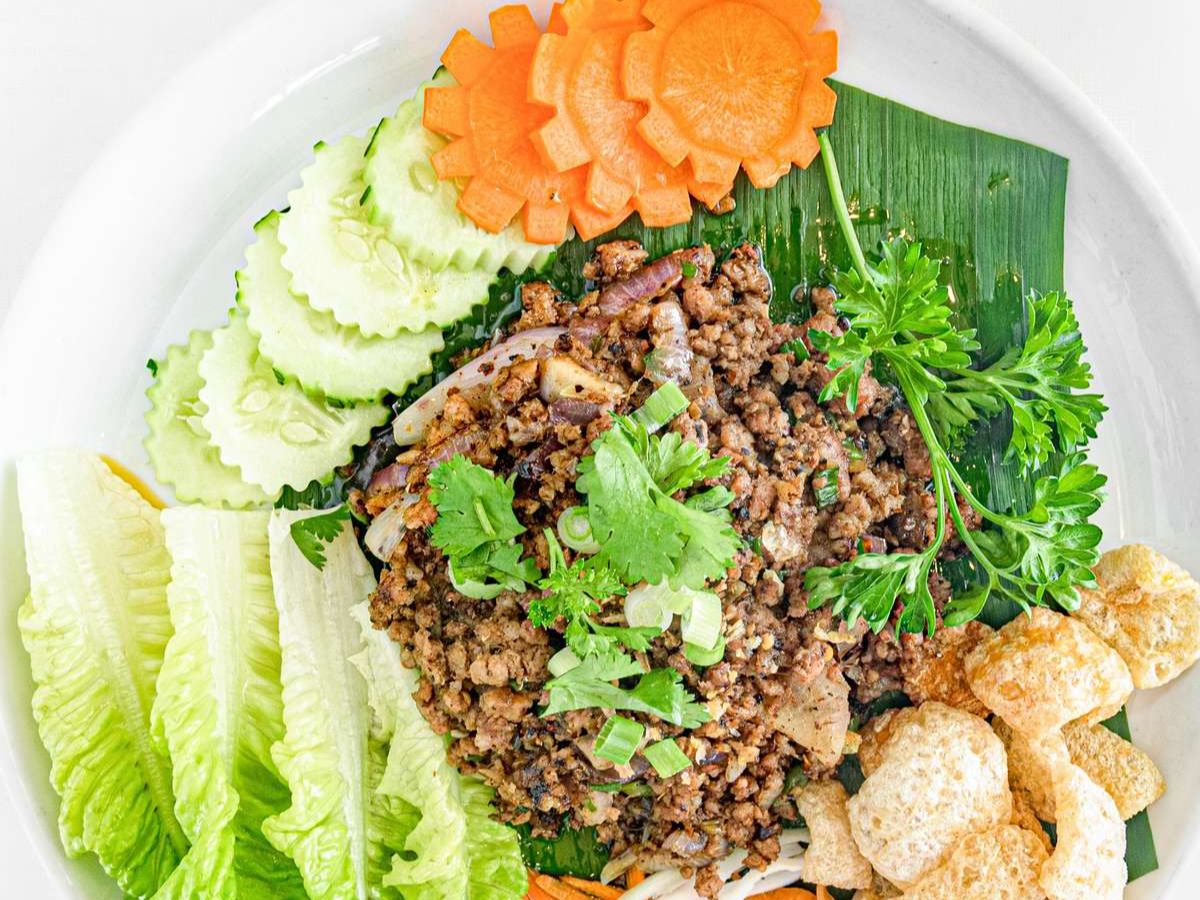 Larb Salad Ground Pork.
