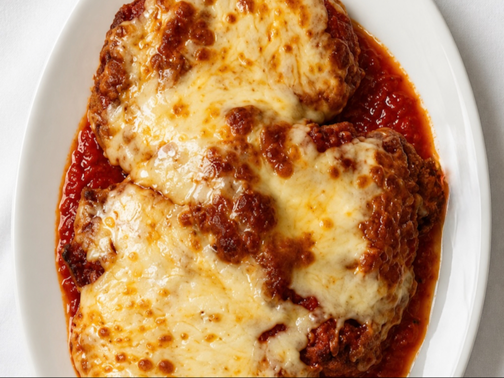 Eggplant Parmigiana.
