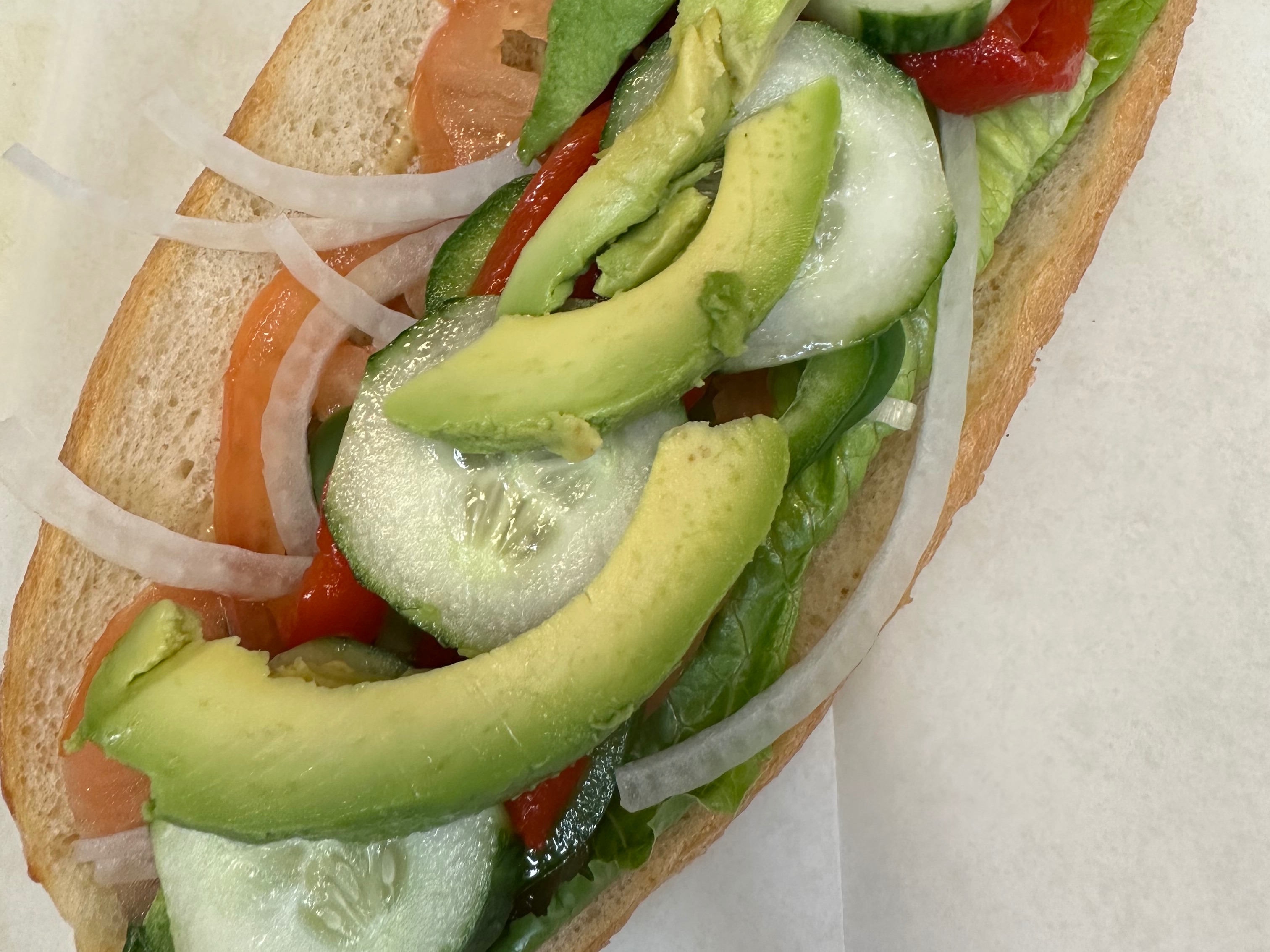 Veggie Hoagie.
