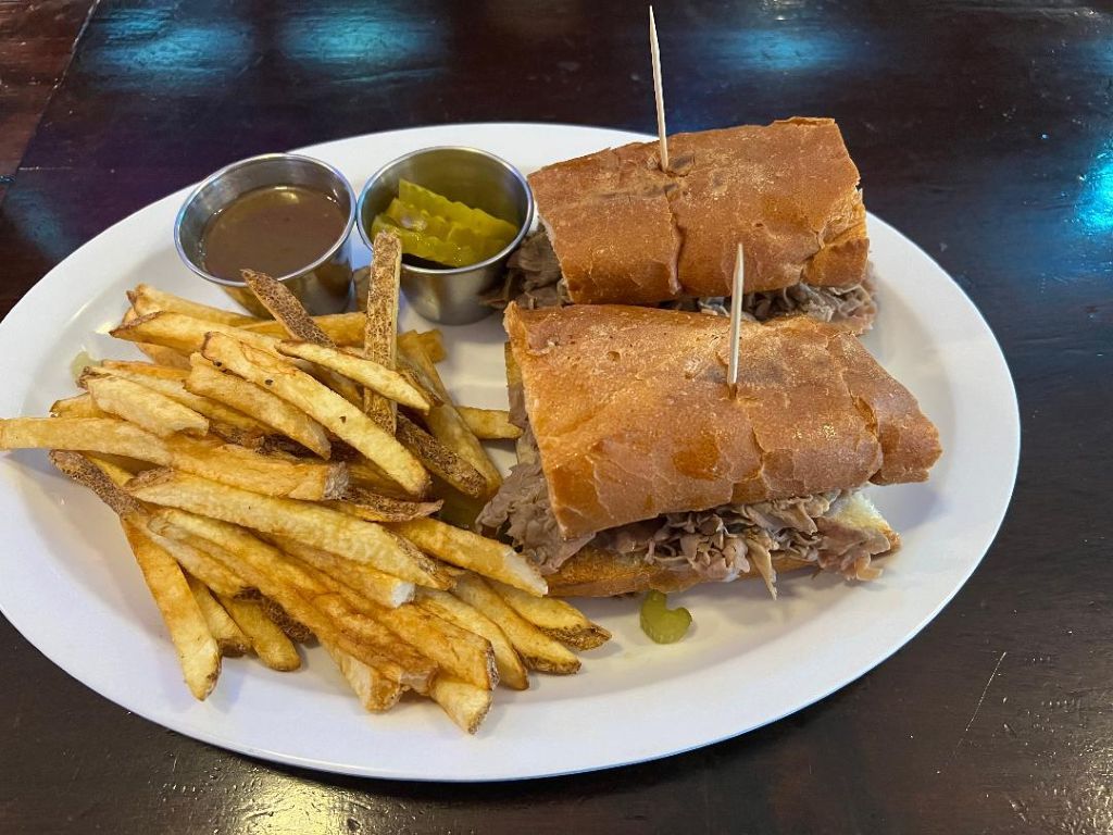 Italian Beef Sandwich.