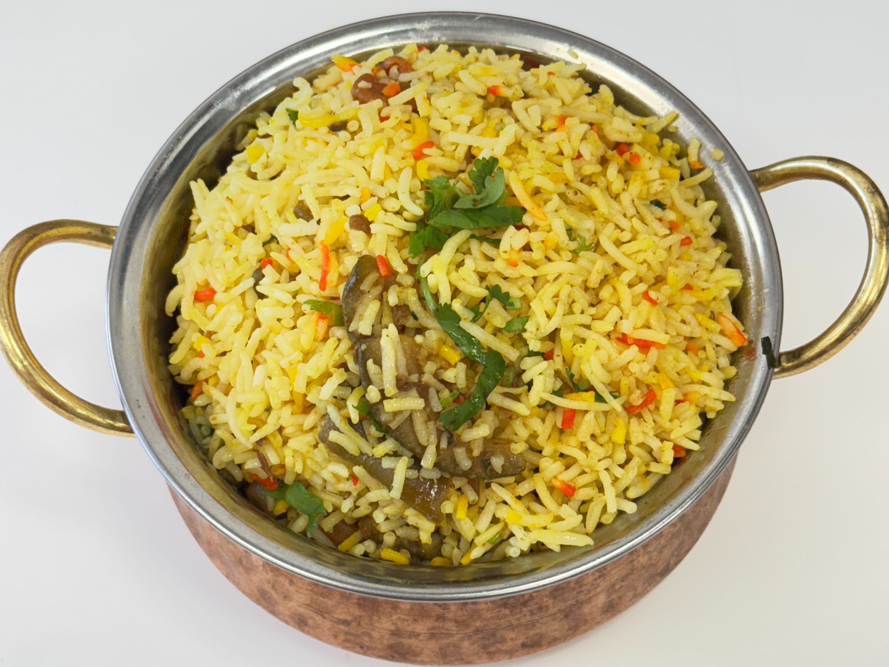 Vegetable Biryani.
