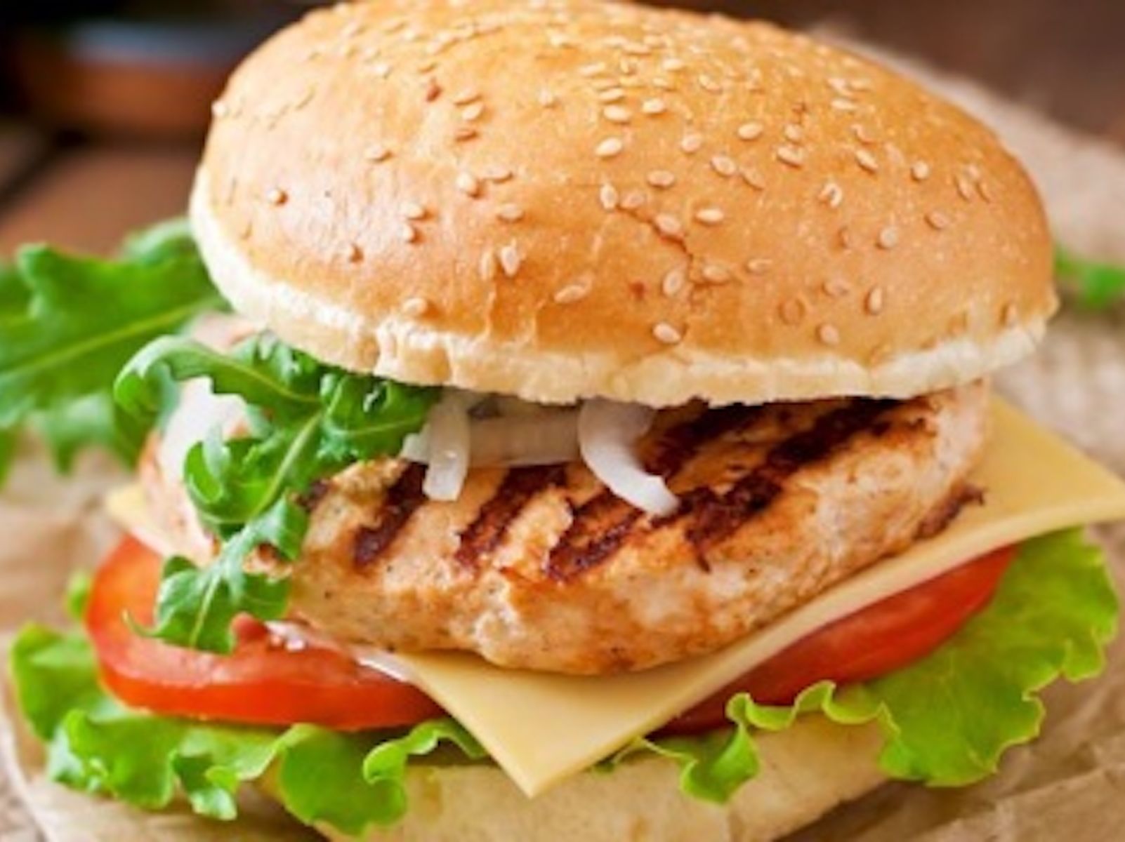 Grilled Chicken Burger.
