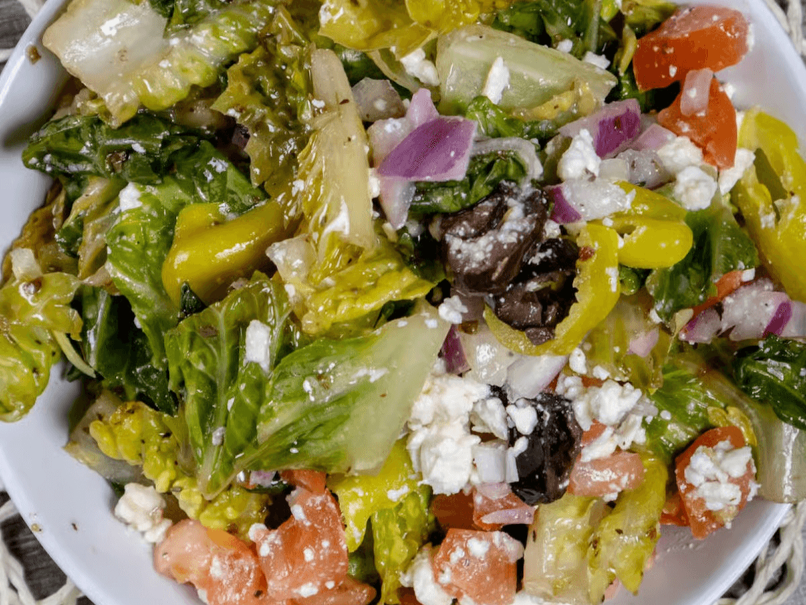 Large Greek Salad.