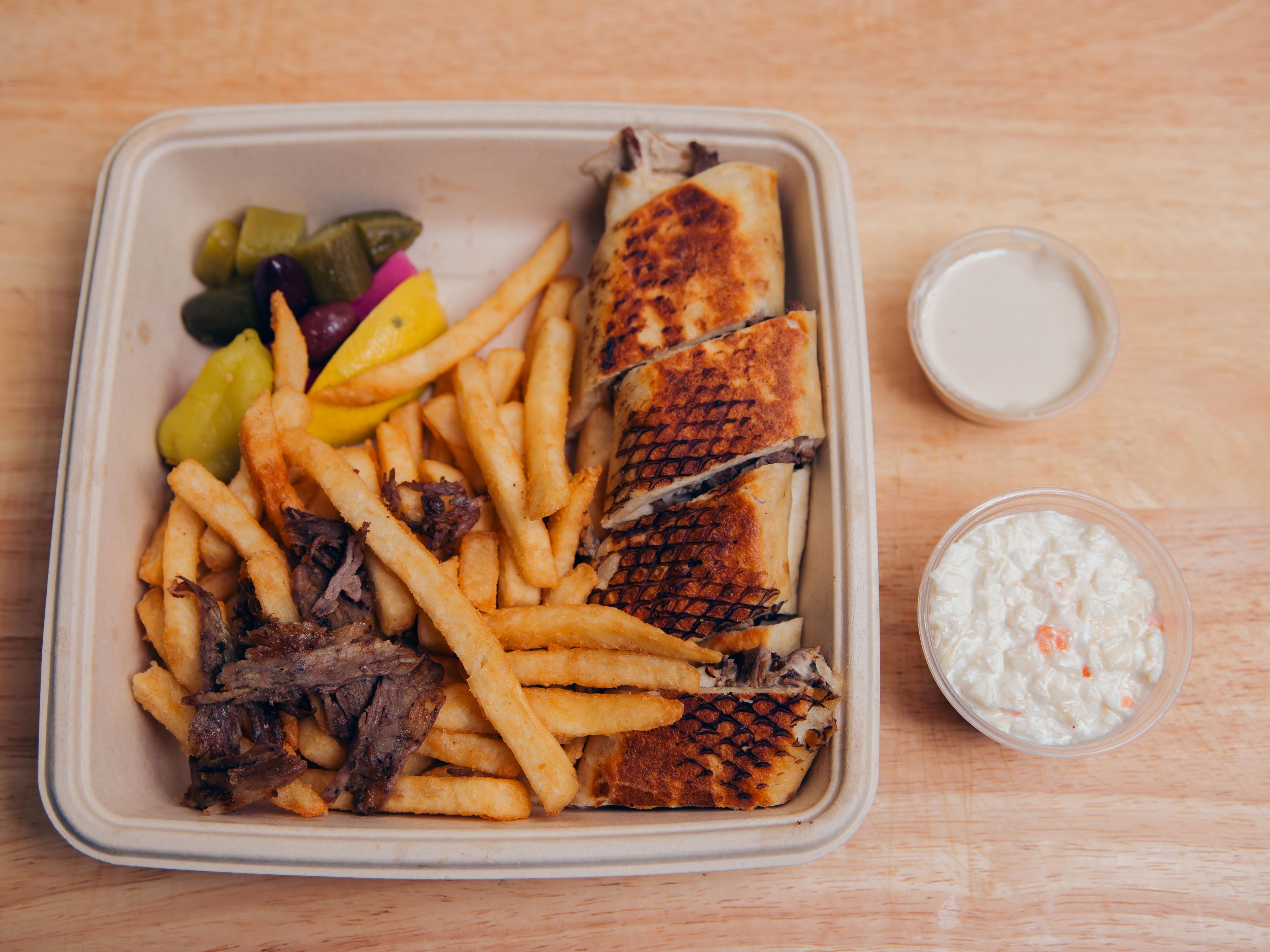 Arabic Style Shawarma.