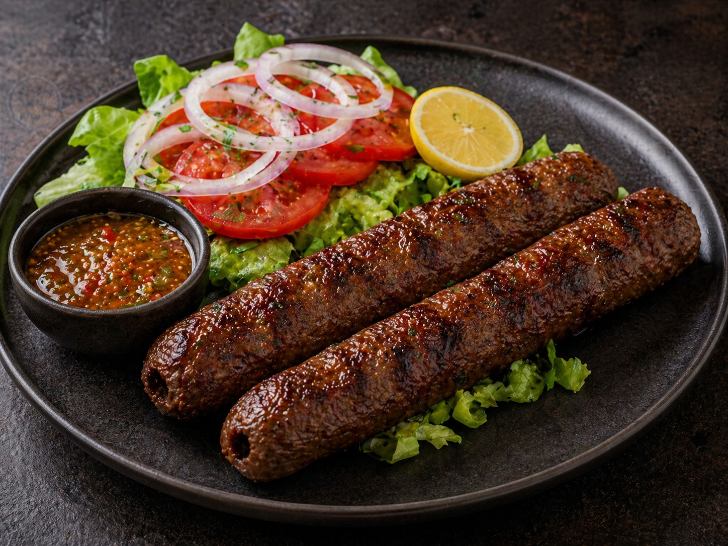 Beef Seekh Kabob.