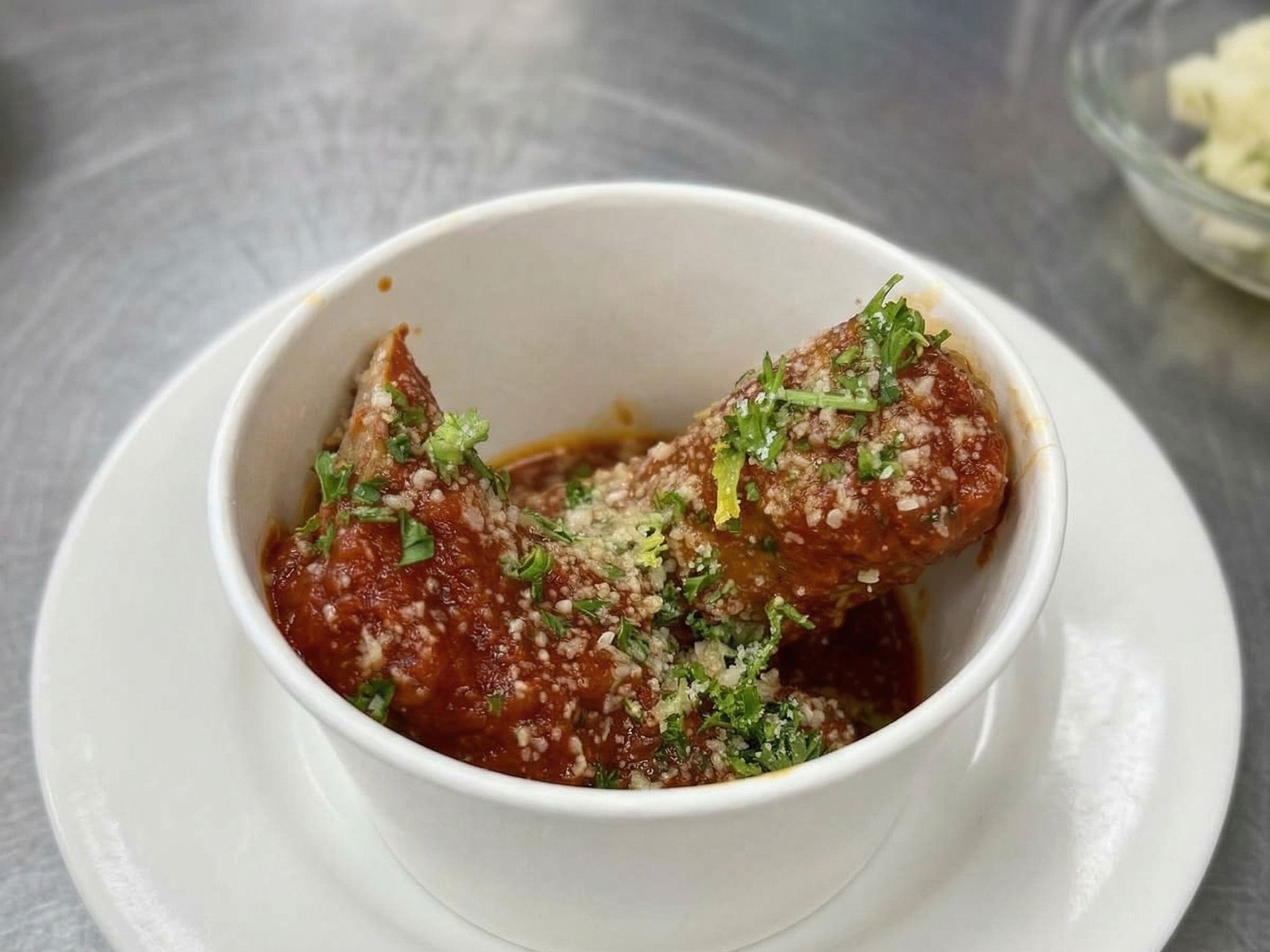 7" Italian Sausage w/Sauc.